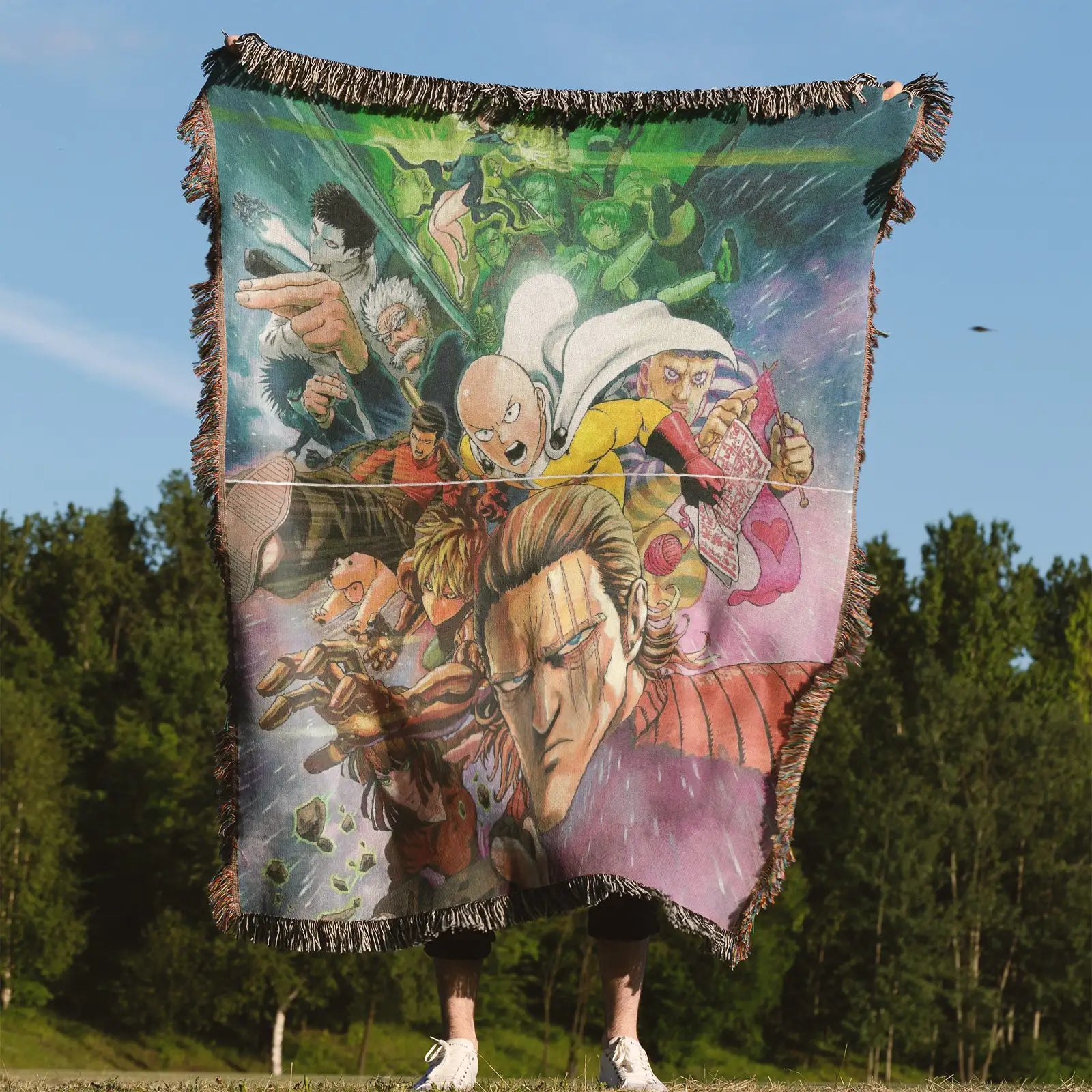 Tapisserie de couverture tissée une pièce – Cadeau de décoration de chambre d'anime de personnalité-Ⅰ