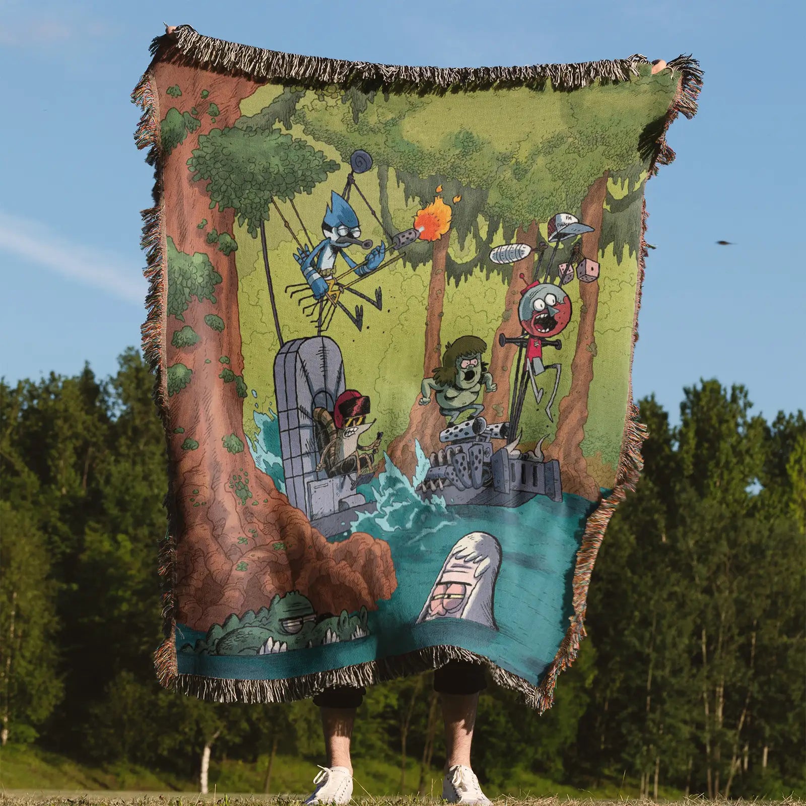 Tapisserie de couverture tissée une pièce – Cadeau de décoration de chambre d'anime de personnalité-Ⅰ