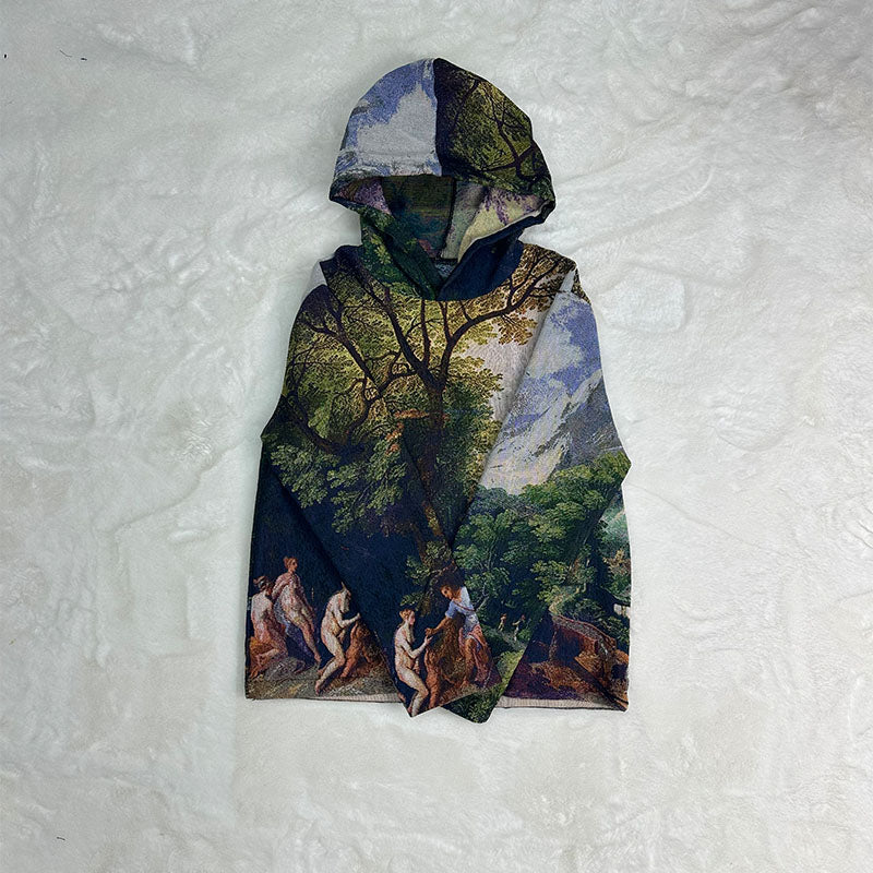 Sweat à capuche mythe grec-TAPESTRY