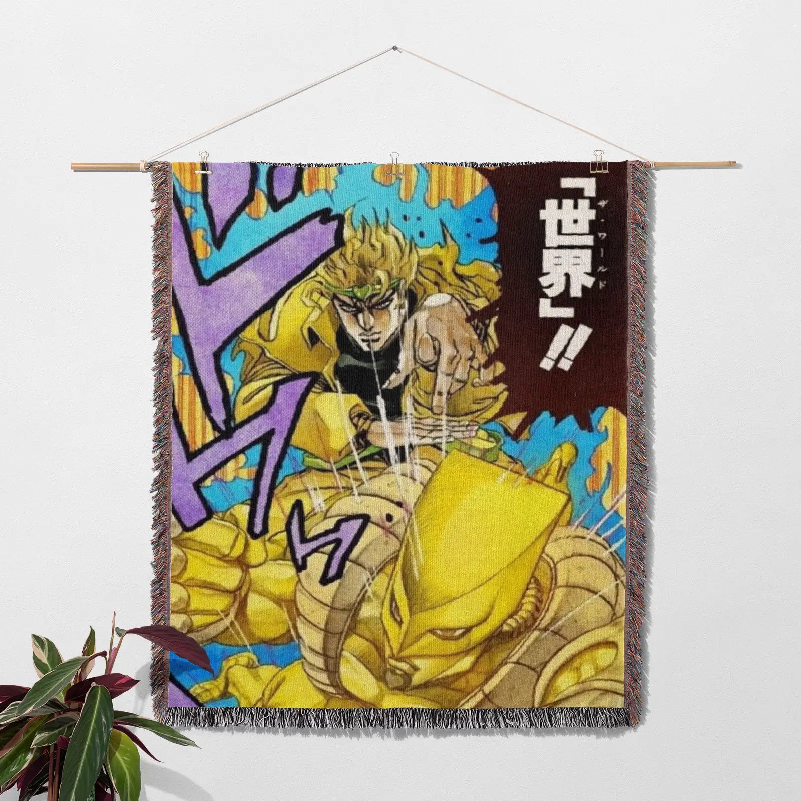 JoJo's Bizarre Adventure Woven Throw Blanket Tapestry – Personality Anime Room Decor Gift-IX