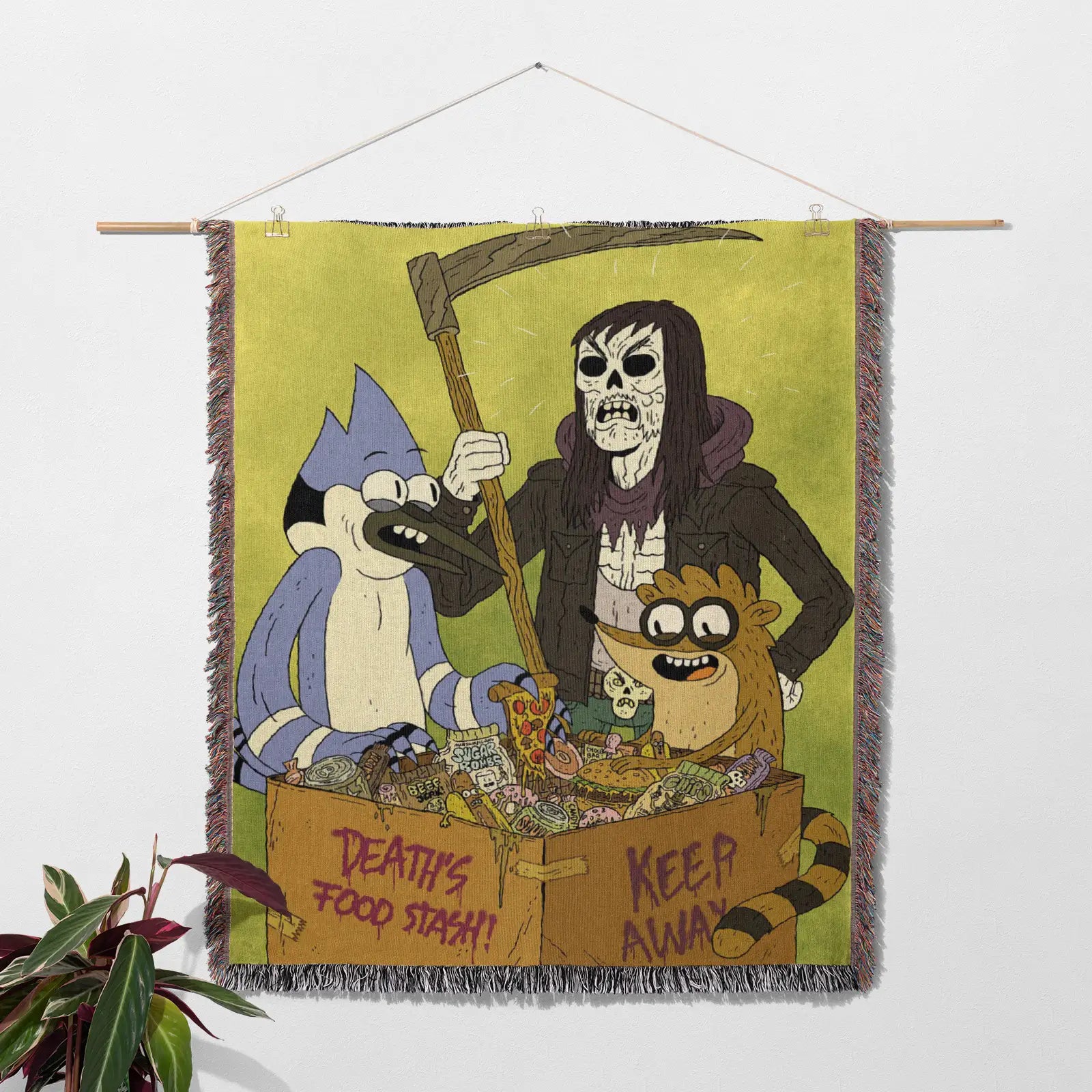 Tapisserie de couverture tissée une pièce – Cadeau de décoration de chambre d'anime de personnalité-Ⅰ