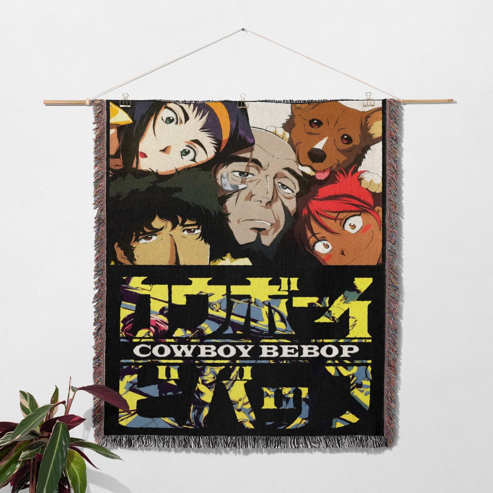 Cowboy Bebop Woven Throw Blanket Tapestry – Personality Anime Room Decor Gift-IV