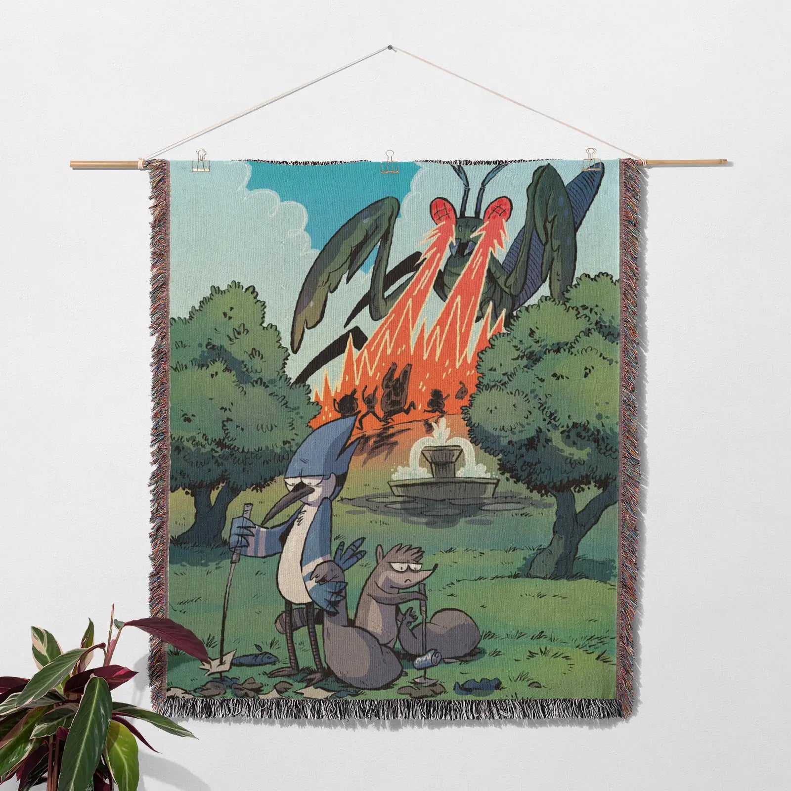 Tapisserie de couverture tissée une pièce – Cadeau de décoration de chambre d'anime de personnalité-Ⅰ