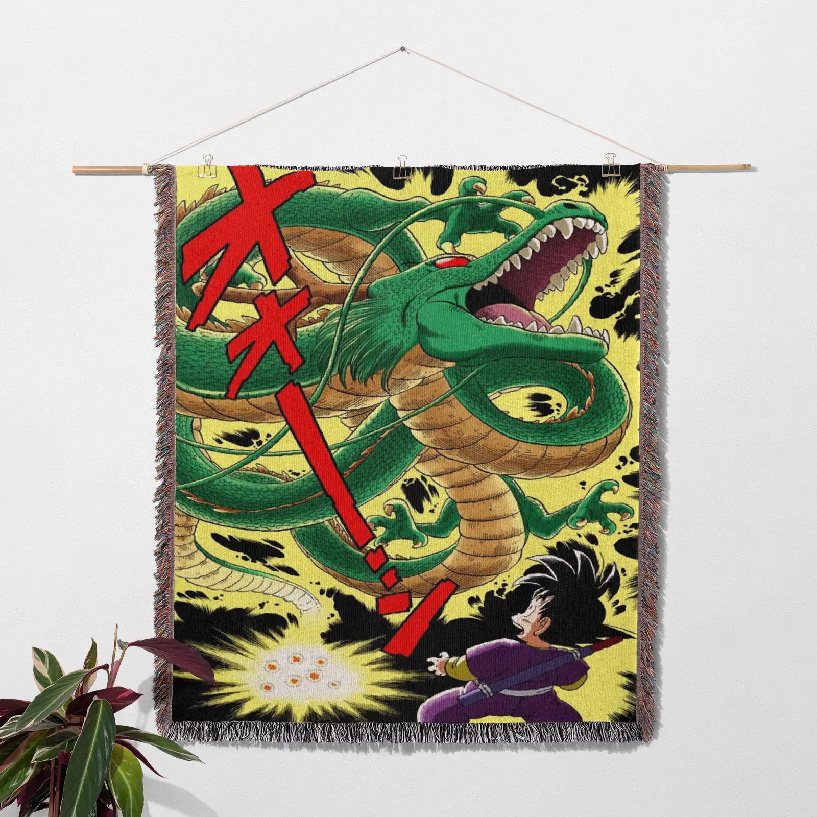 Dragon Ball Woven Throw Blanket Tapestry – Personality Anime Room Decor Gift-VII