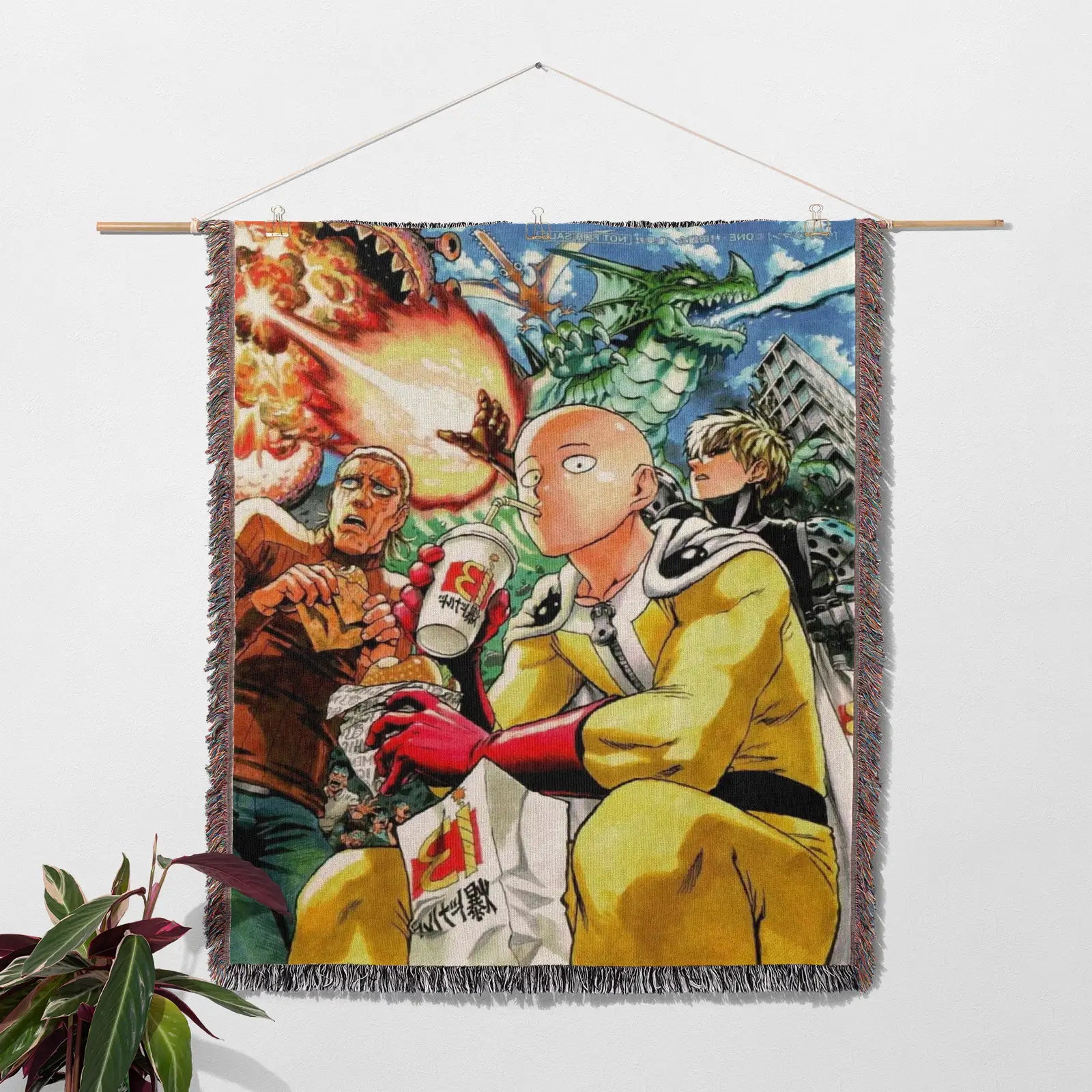 Tapisserie de couverture tissée une pièce – Cadeau de décoration de chambre d'anime de personnalité-Ⅰ