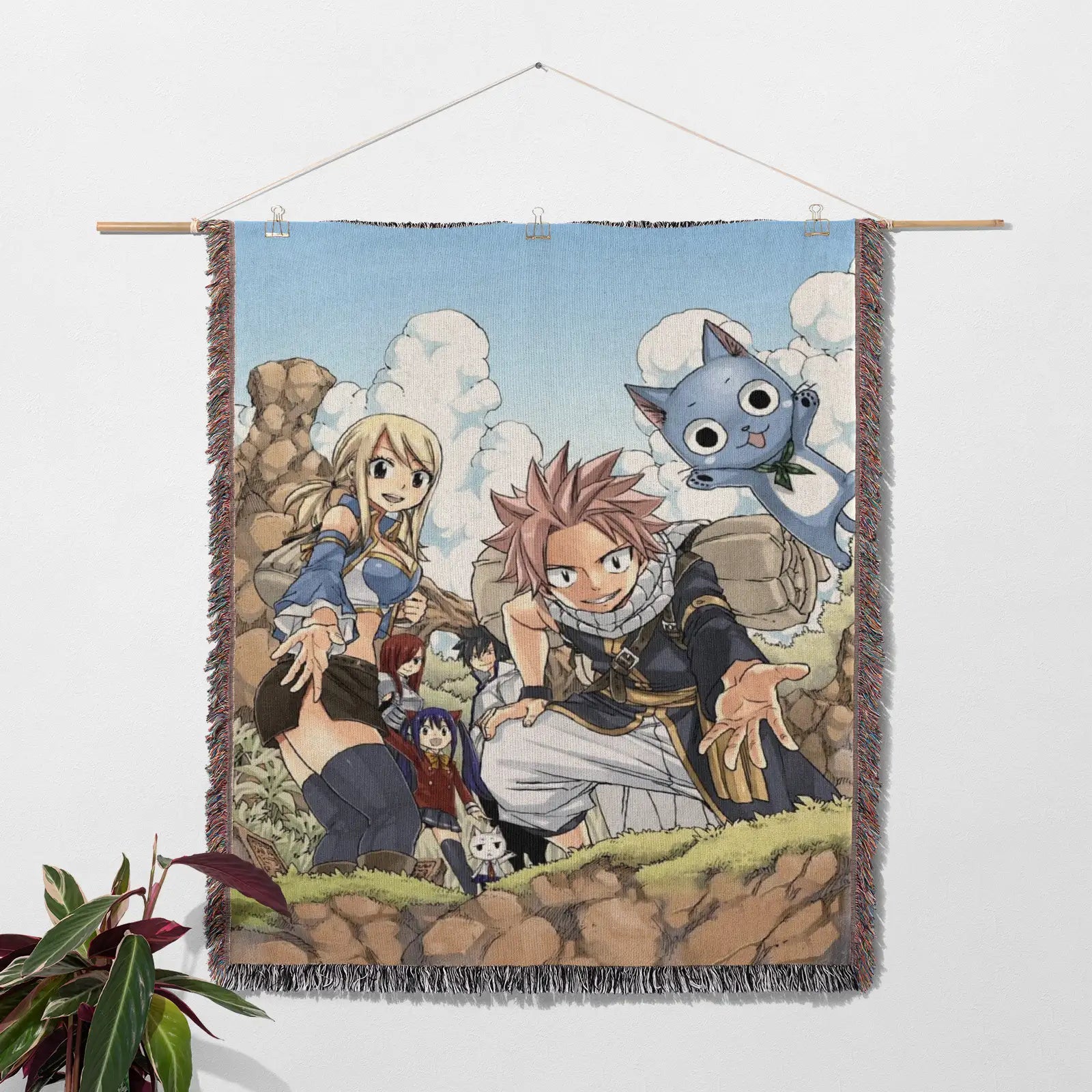 Tapisserie de couverture tissée une pièce – Cadeau de décoration de chambre d'anime de personnalité-Ⅰ