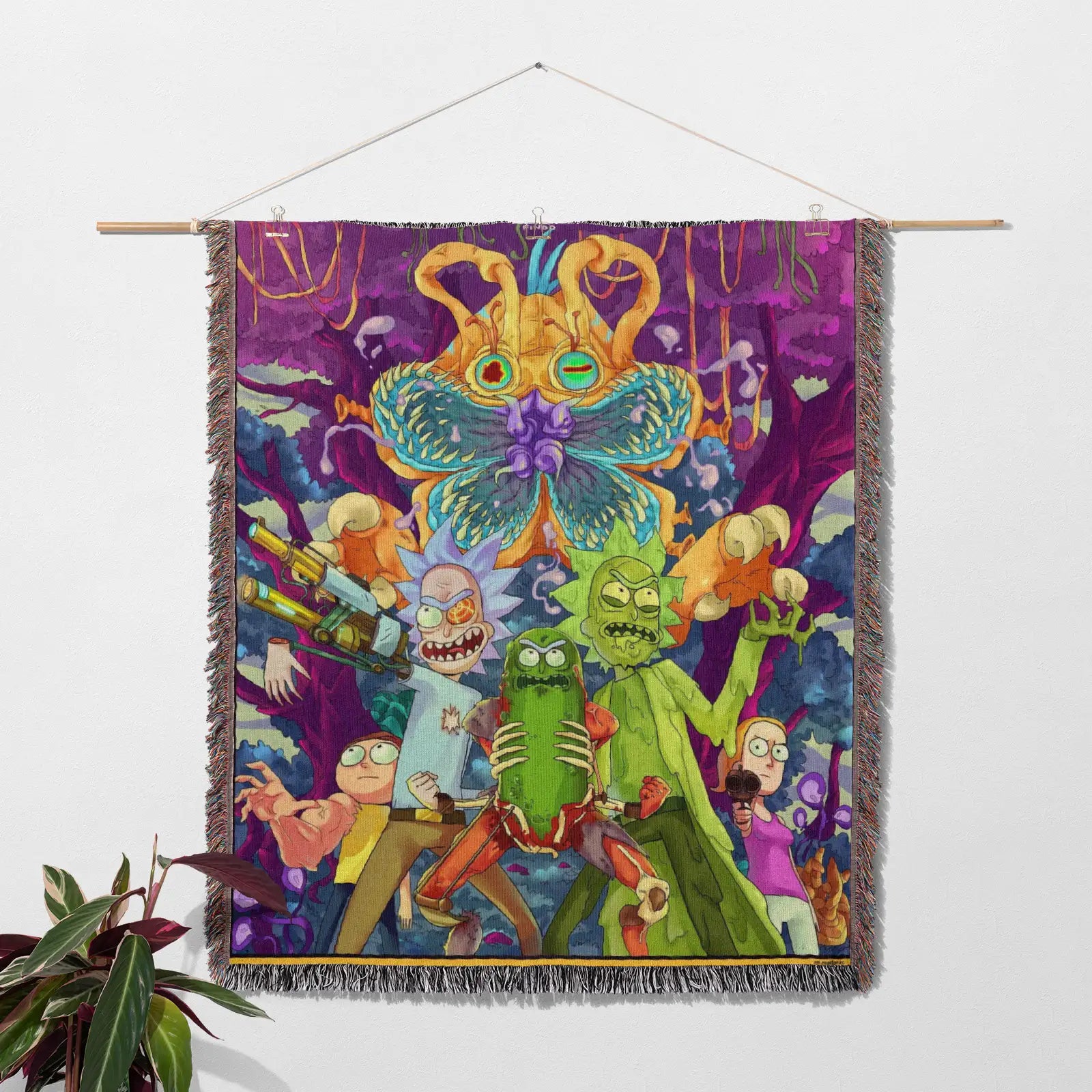 Tapisserie de couverture tissée une pièce – Cadeau de décoration de chambre d'anime de personnalité-Ⅰ