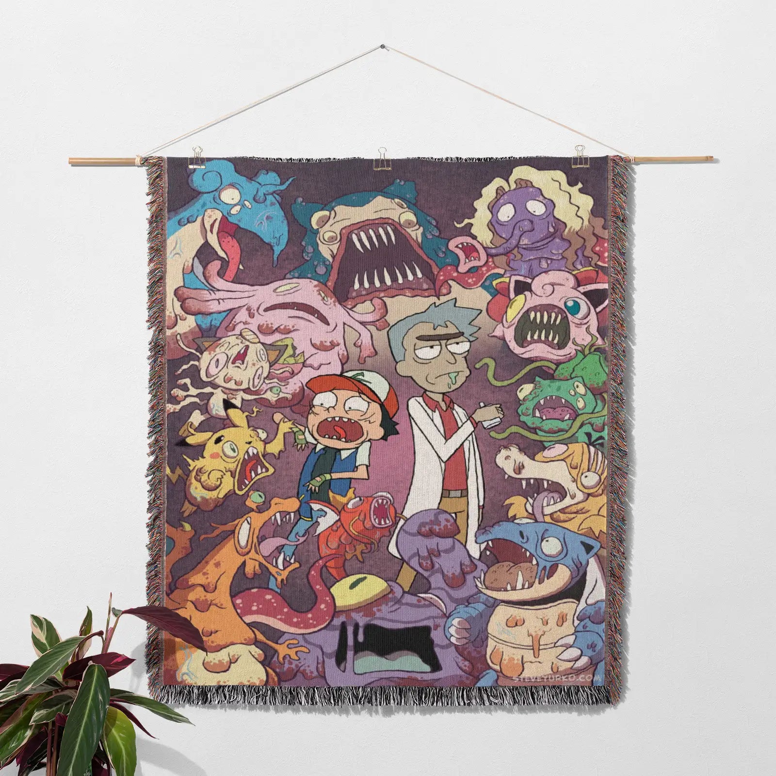 Tapisserie de couverture tissée une pièce – Cadeau de décoration de chambre d'anime de personnalité-Ⅰ