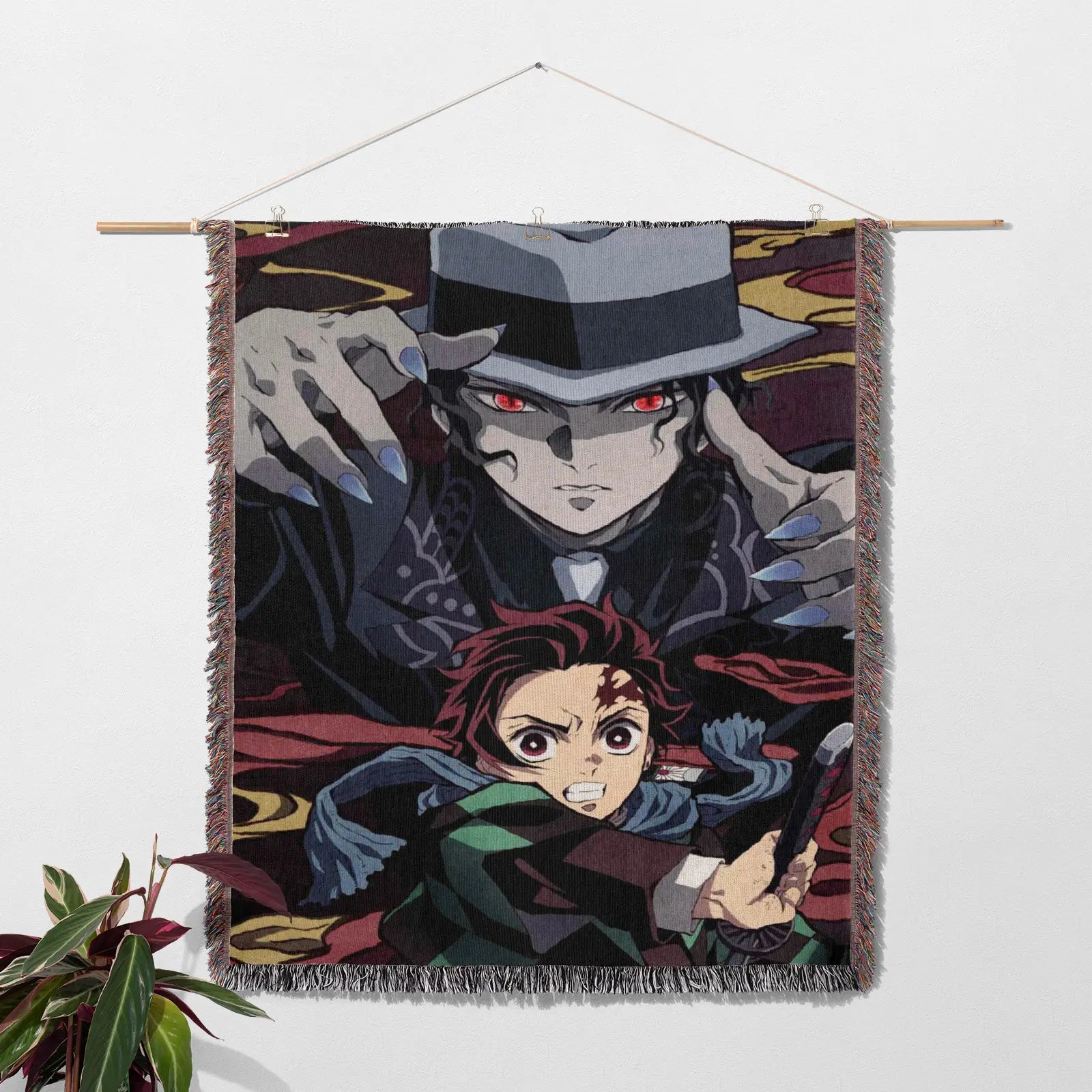 Demon Slayer Jump Comic Poster Woven Throw Blanket Tapestry – Personality Anime Room Decor Gift-XII