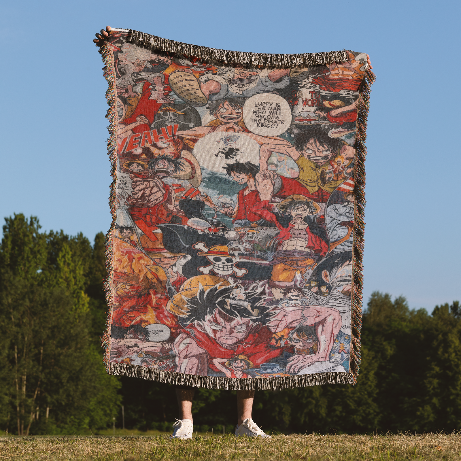 Tapisserie de couverture tissée une pièce – Personnalité Anime Room Decor Gift-VII