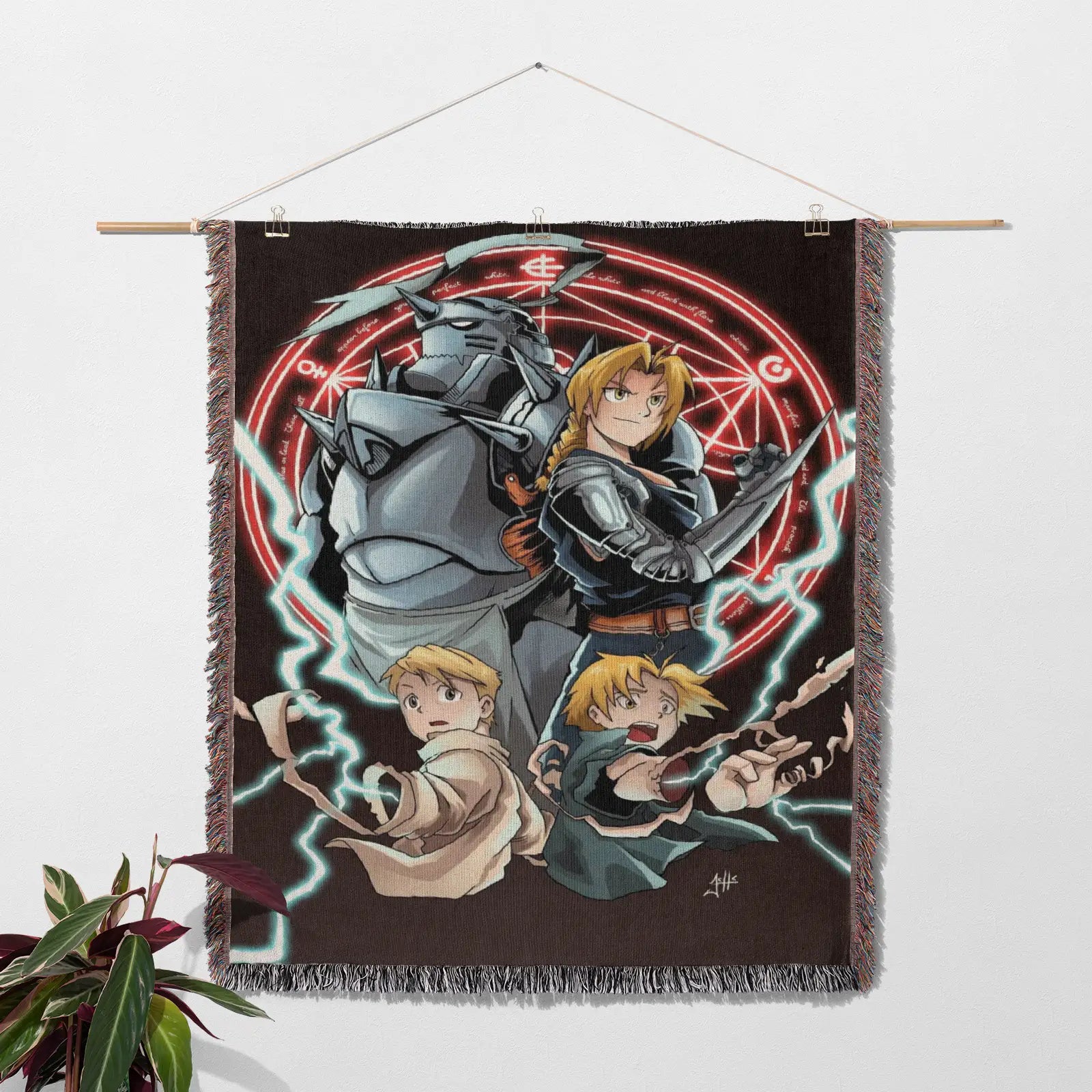 Tapisserie de couverture tissée une pièce – Cadeau de décoration de chambre d'anime de personnalité-Ⅰ