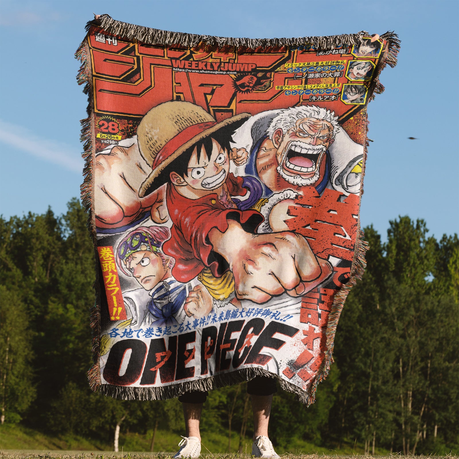 Tapisserie de couverture tissée une pièce – Personnalité Anime Room Decor Gift-VII