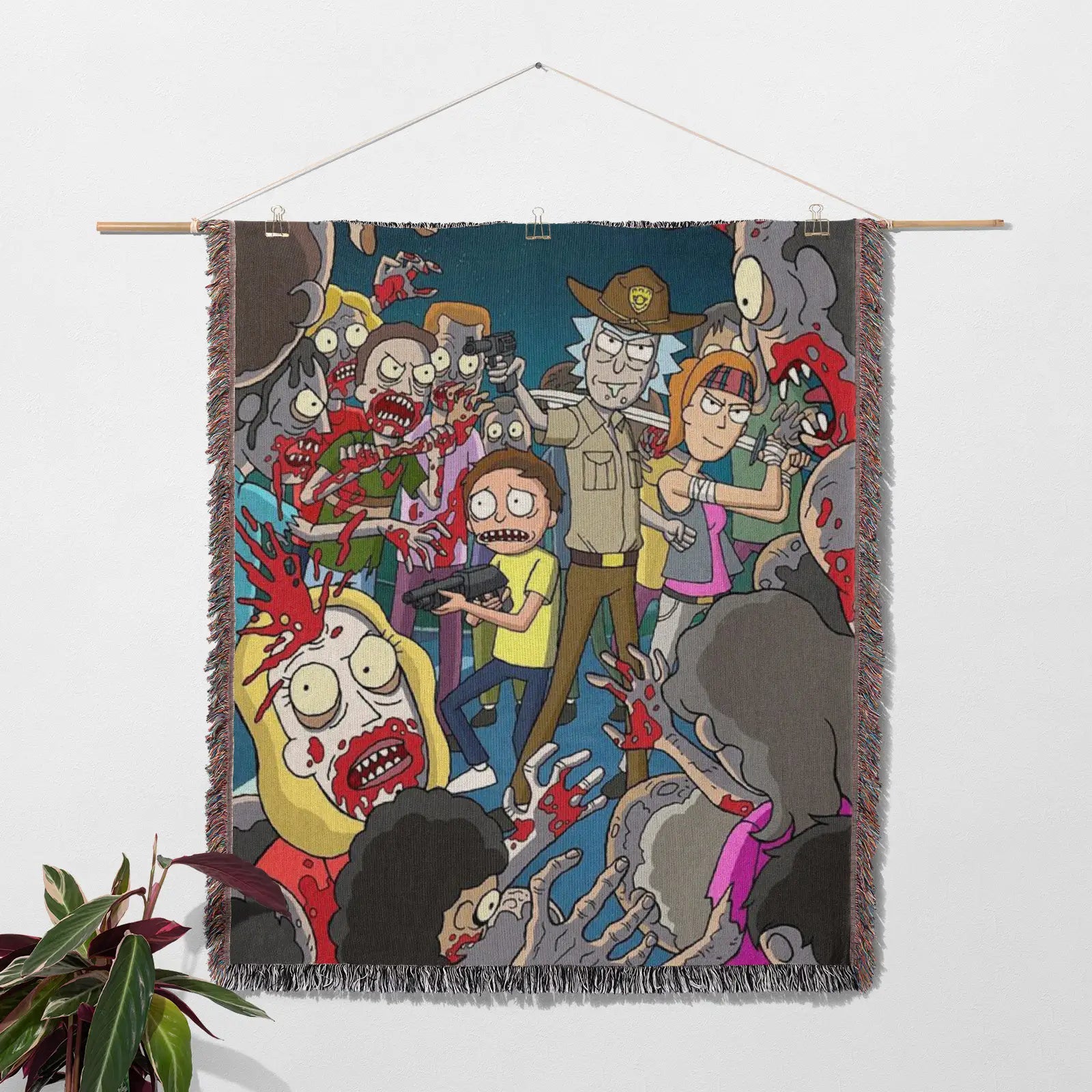 Tapisserie de couverture tissée une pièce – Cadeau de décoration de chambre d'anime de personnalité-Ⅰ