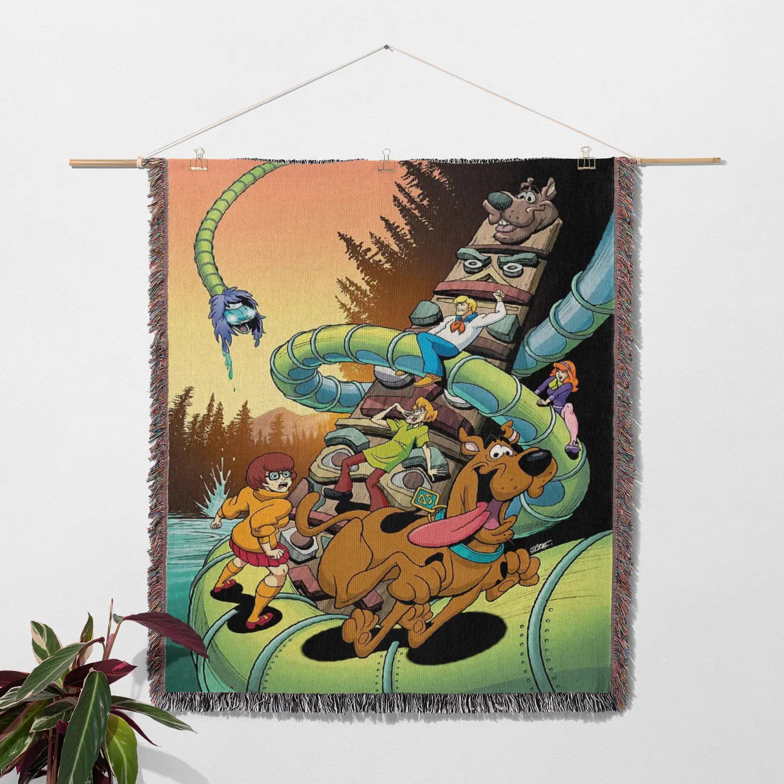 Tapisserie de couverture tissée une pièce – Cadeau de décoration de chambre d'anime de personnalité-Ⅰ