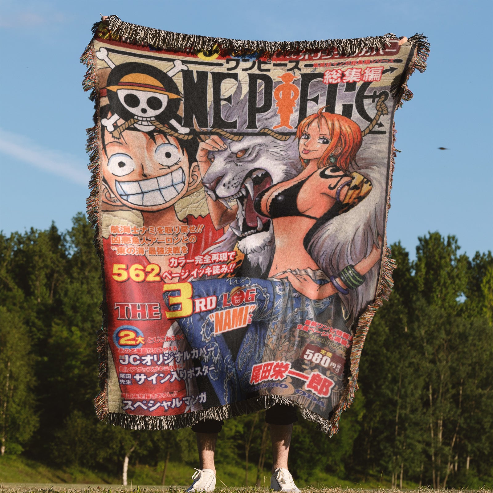 Tapisserie de couverture tissée une pièce – Personnalité Anime Room Decor Gift-VII