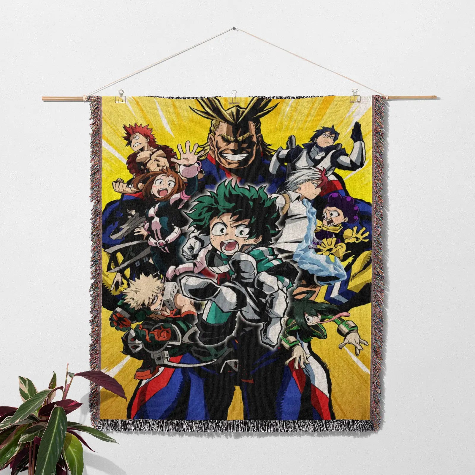 Tapisserie de couverture tissée une pièce – Cadeau de décoration de chambre d'anime de personnalité-Ⅰ