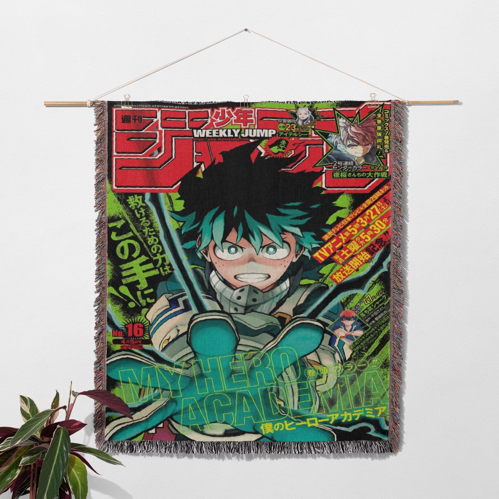 Hunter x Hunter Woven Throw Blanket Tapestry – Personality Anime Room Decor Gift-III