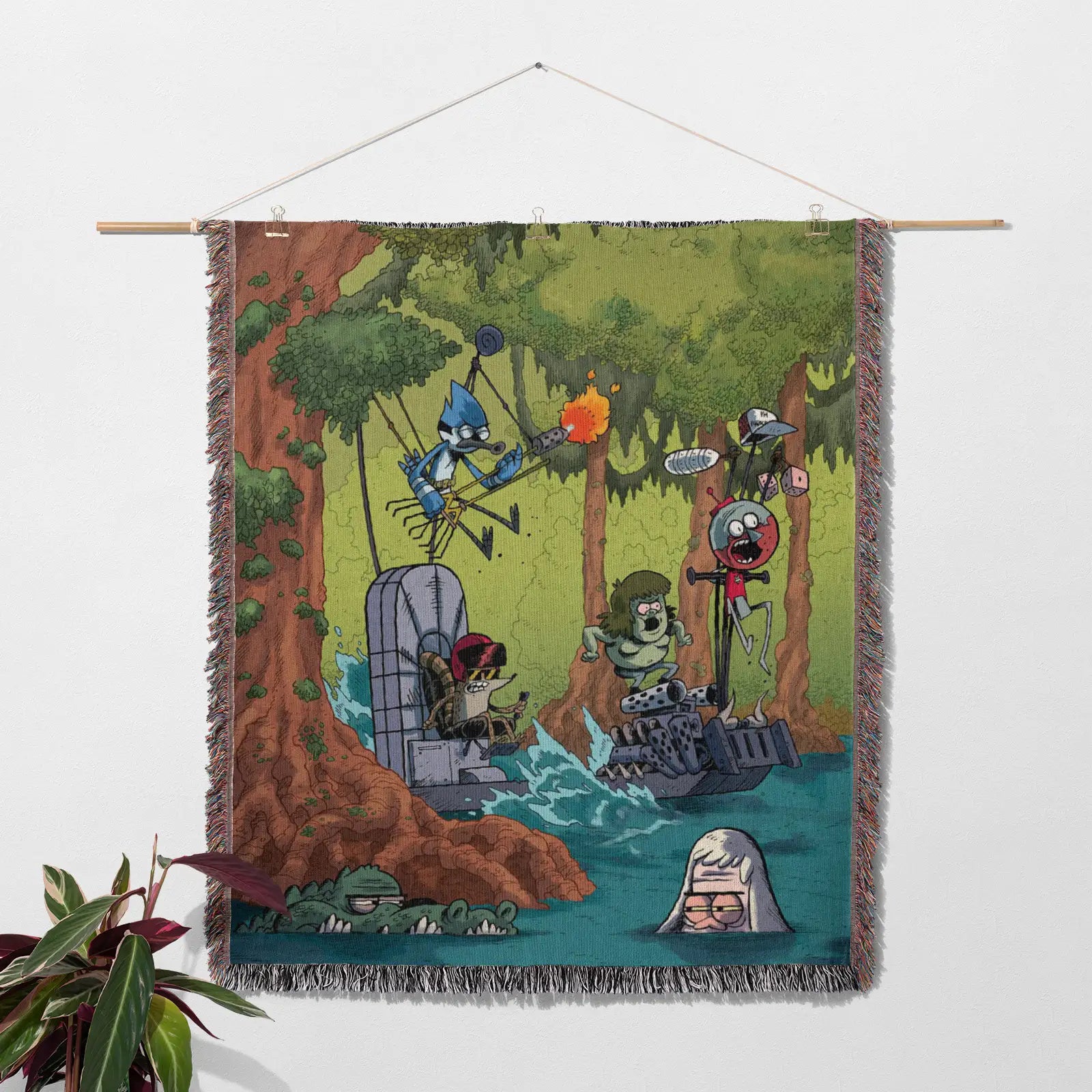 Tapisserie de couverture tissée une pièce – Cadeau de décoration de chambre d'anime de personnalité-Ⅰ