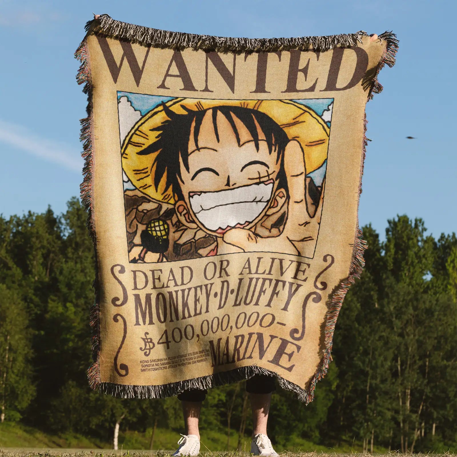 Tapisserie de couverture tissée une pièce – Personnalité Anime Room Decor Gift-VII