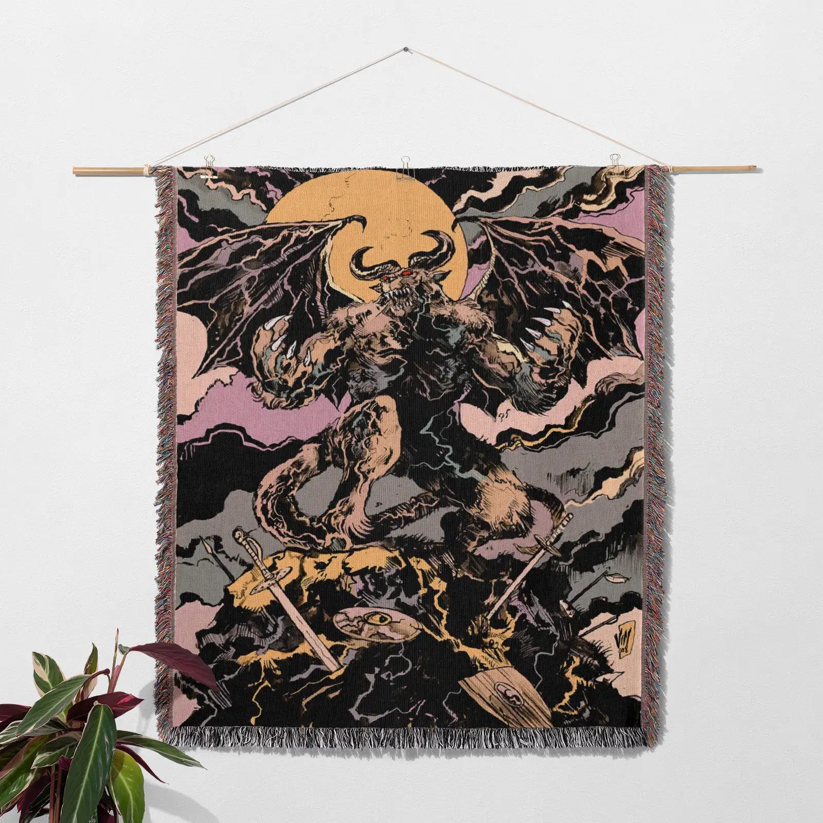 Tapisserie de couverture tissée une pièce – Cadeau de décoration de chambre d'anime de personnalité-Ⅰ