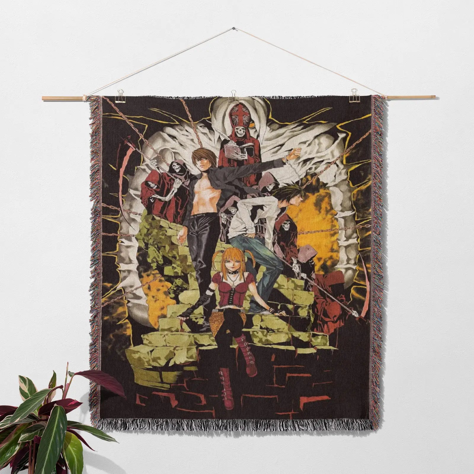 Tapisserie de couverture tissée une pièce – Cadeau de décoration de chambre d'anime de personnalité-Ⅰ