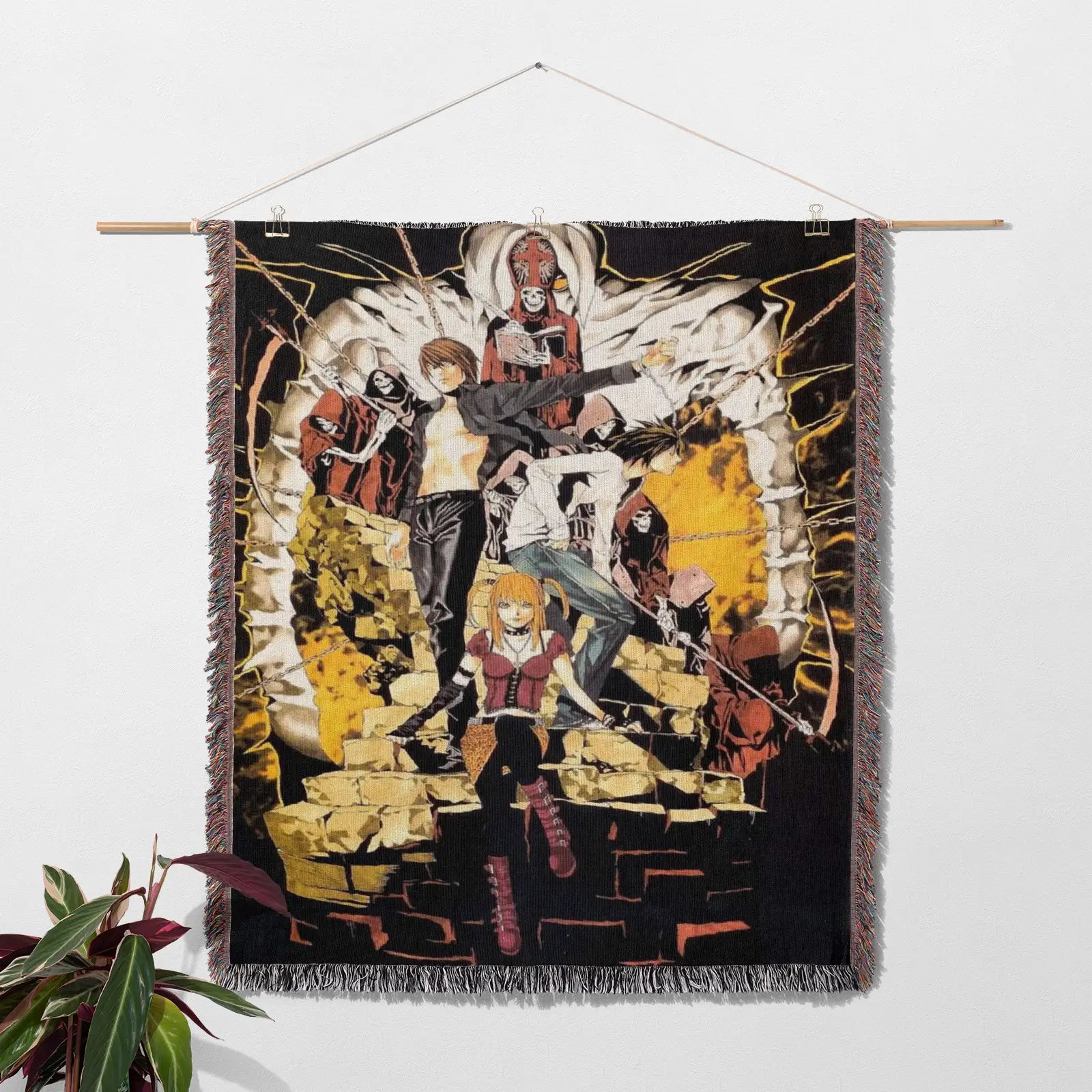 Tapisserie de couverture tissée une pièce – Cadeau de décoration de chambre d'anime de personnalité-Ⅰ