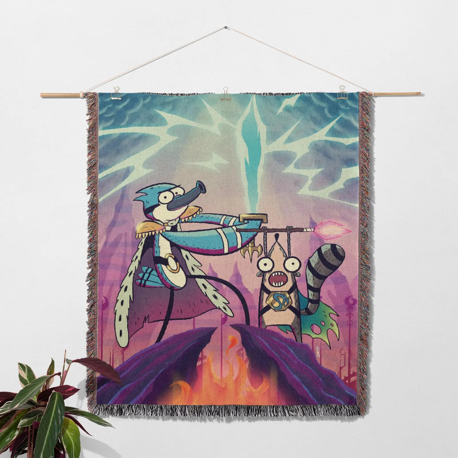 Tapisserie de couverture tissée une pièce – Cadeau de décoration de chambre d'anime de personnalité-Ⅰ