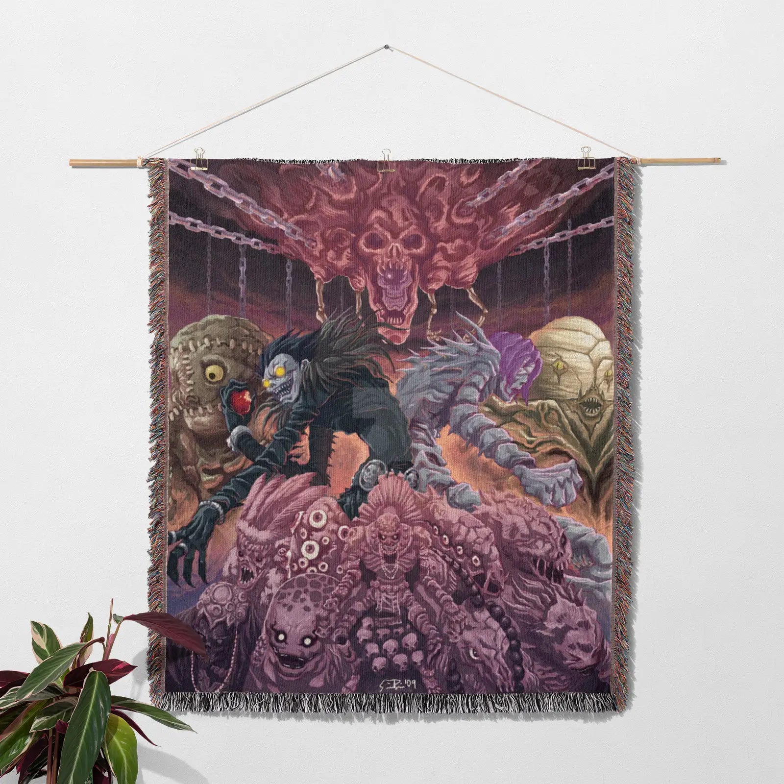 Tapisserie de couverture tissée une pièce – Cadeau de décoration de chambre d'anime de personnalité-Ⅰ