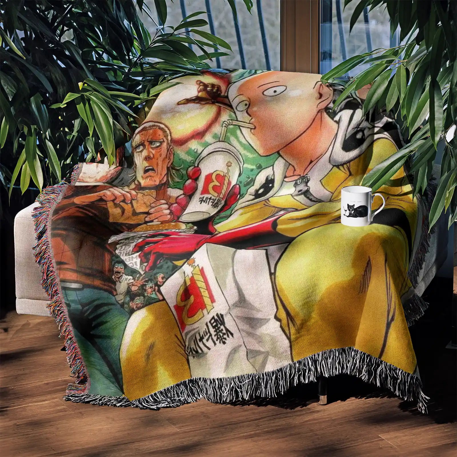 Tapisserie de couverture tissée une pièce – Cadeau de décoration de chambre d'anime de personnalité-Ⅰ