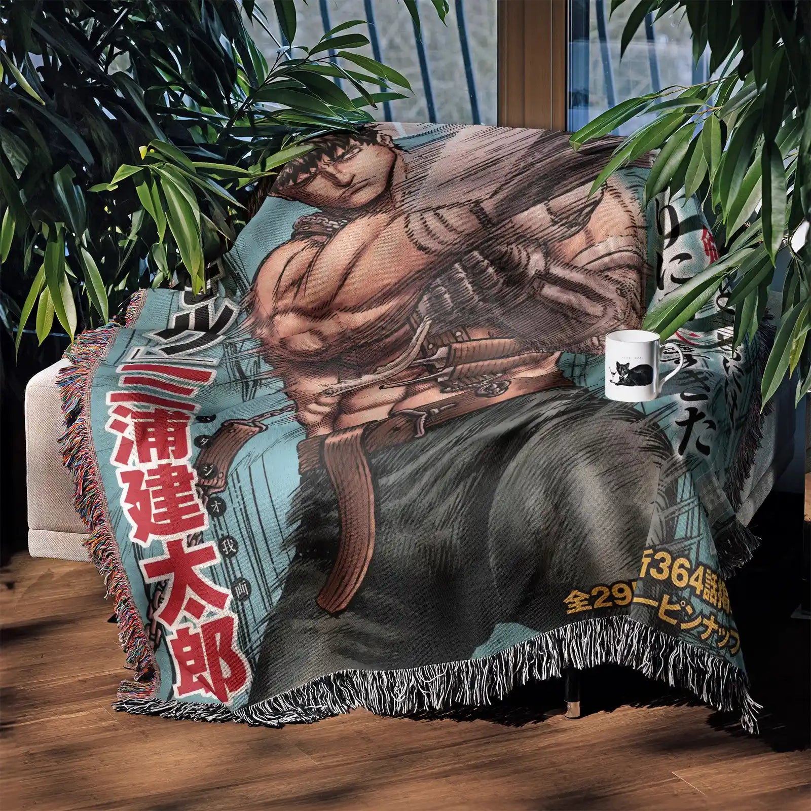 Tapisserie de couverture tissée une pièce – Cadeau de décoration de chambre d'anime de personnalité-Ⅰ