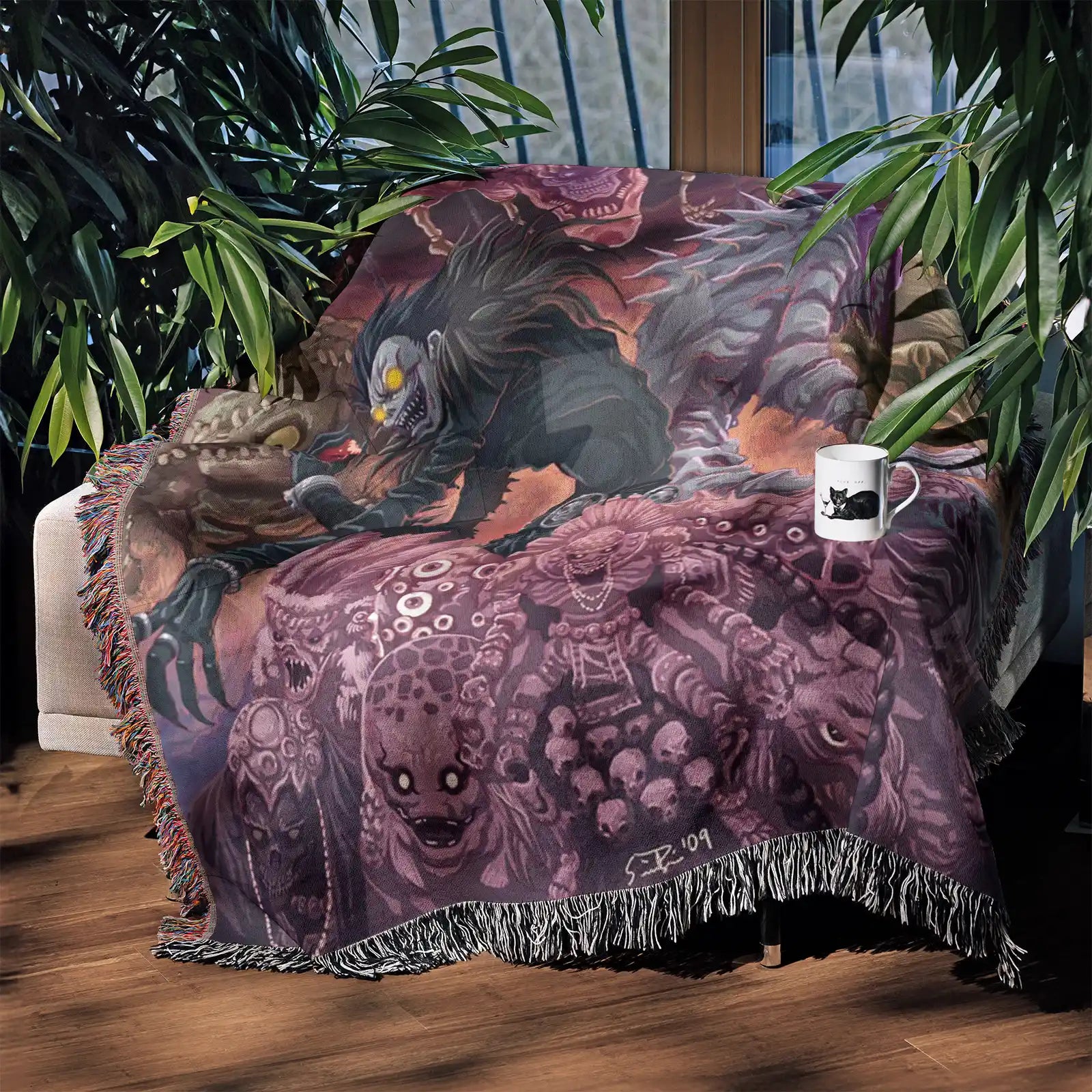 Tapisserie de couverture tissée une pièce – Cadeau de décoration de chambre d'anime de personnalité-Ⅰ