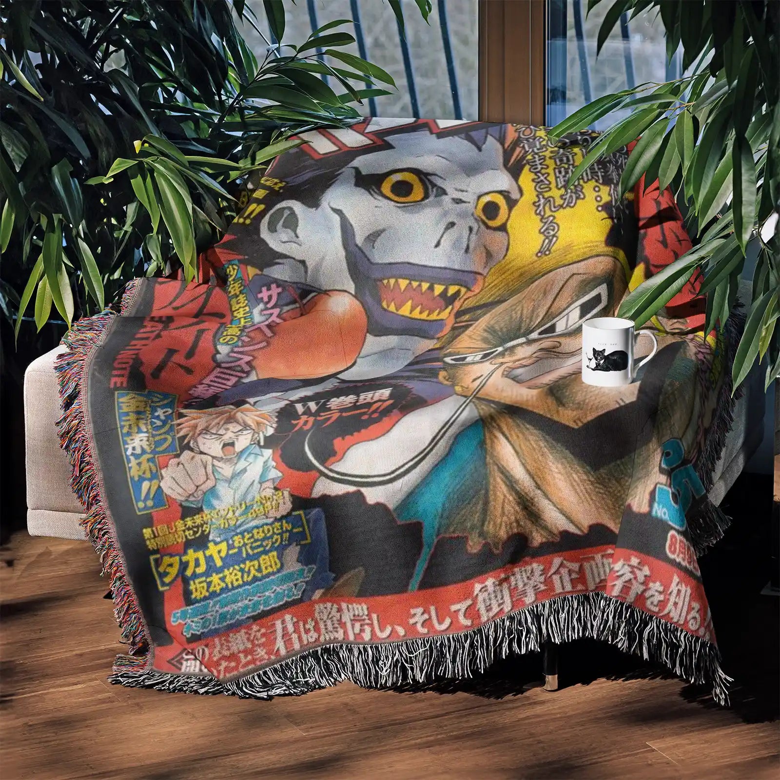 Tapisserie de couverture tissée une pièce – Cadeau de décoration de chambre d'anime de personnalité-Ⅰ