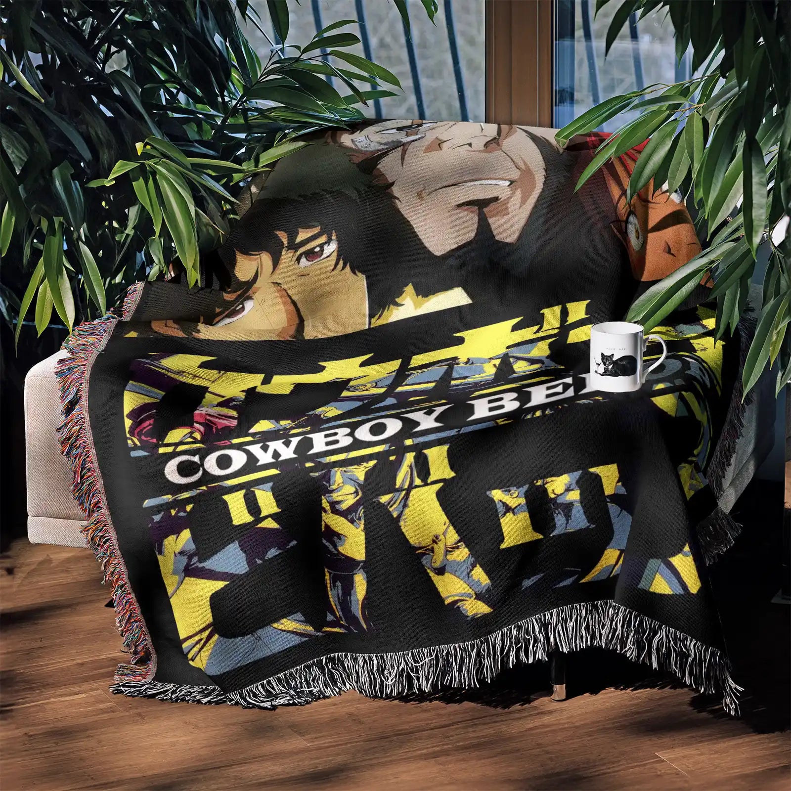 Cowboy Bebop Woven Throw Blanket Tapestry – Personality Anime Room Decor Gift-IV