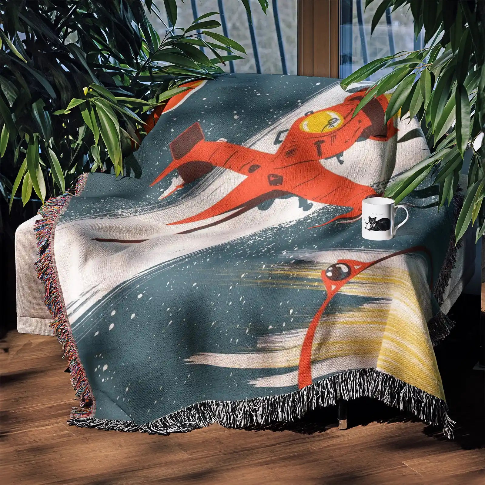 Cowboy Bebop Woven Throw Blanket Tapestry – Personality Anime Room Decor Gift-III