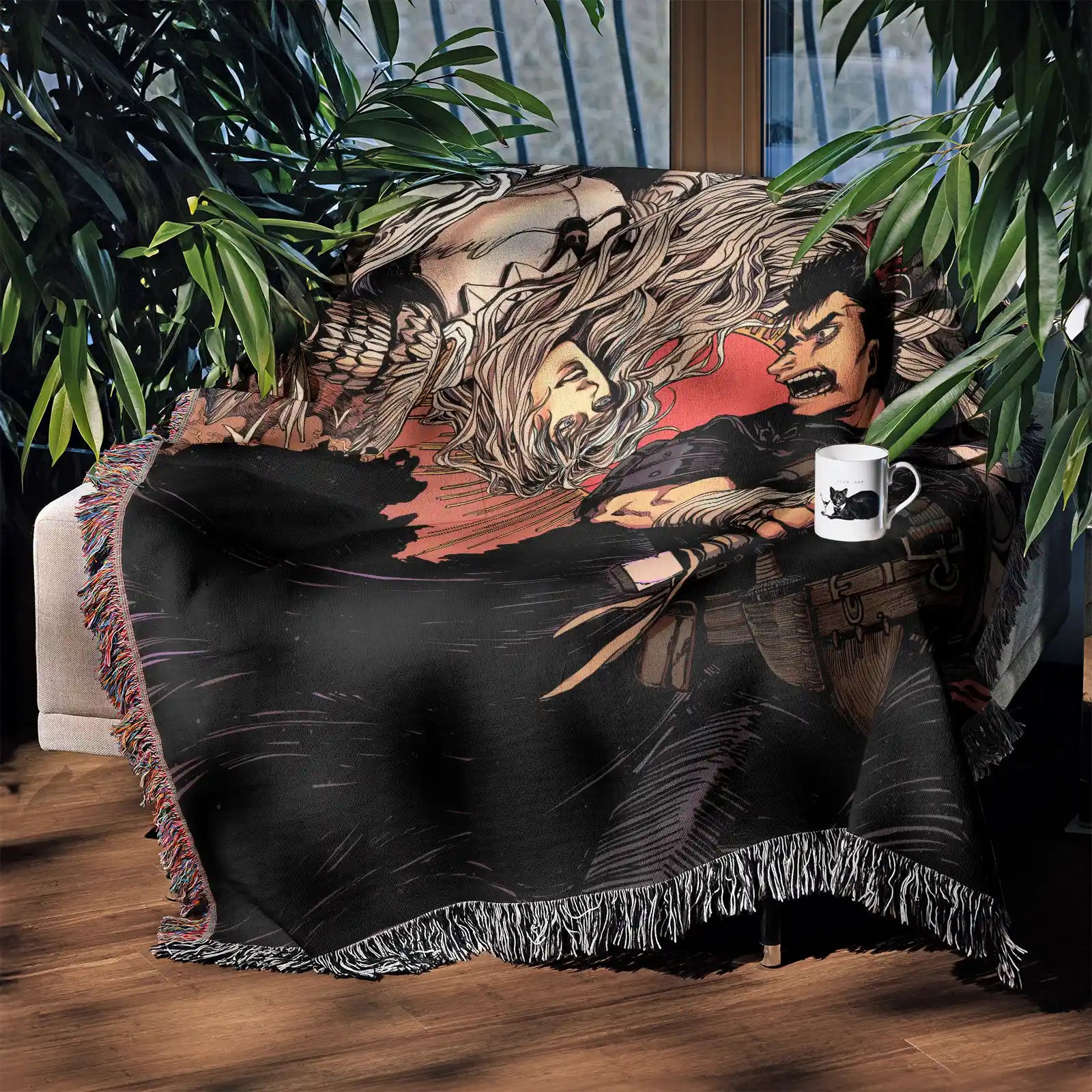 Tapisserie de couverture tissée une pièce – Cadeau de décoration de chambre d'anime de personnalité-Ⅰ