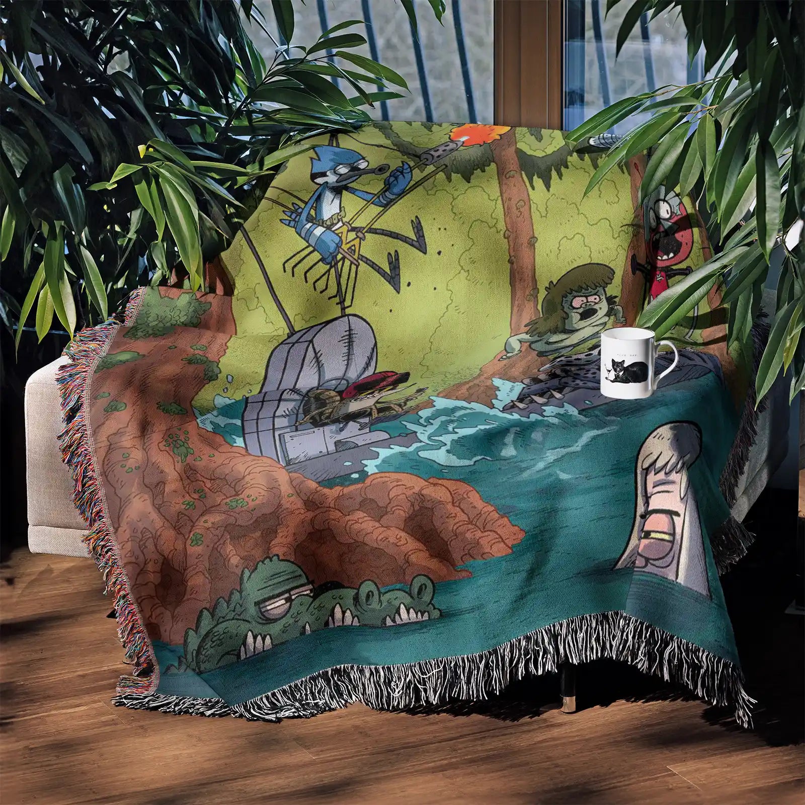 Tapisserie de couverture tissée une pièce – Cadeau de décoration de chambre d'anime de personnalité-Ⅰ