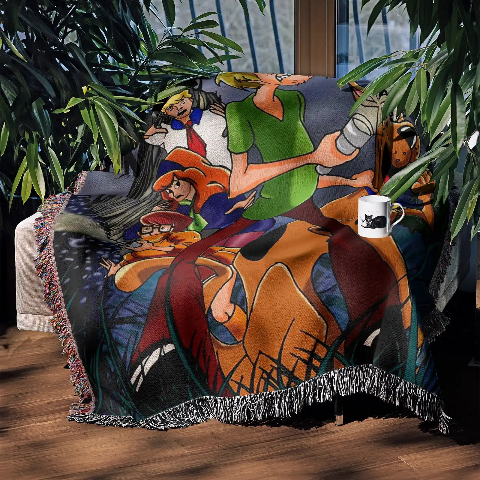 Tapisserie de couverture tissée une pièce – Cadeau de décoration de chambre d'anime de personnalité-Ⅰ