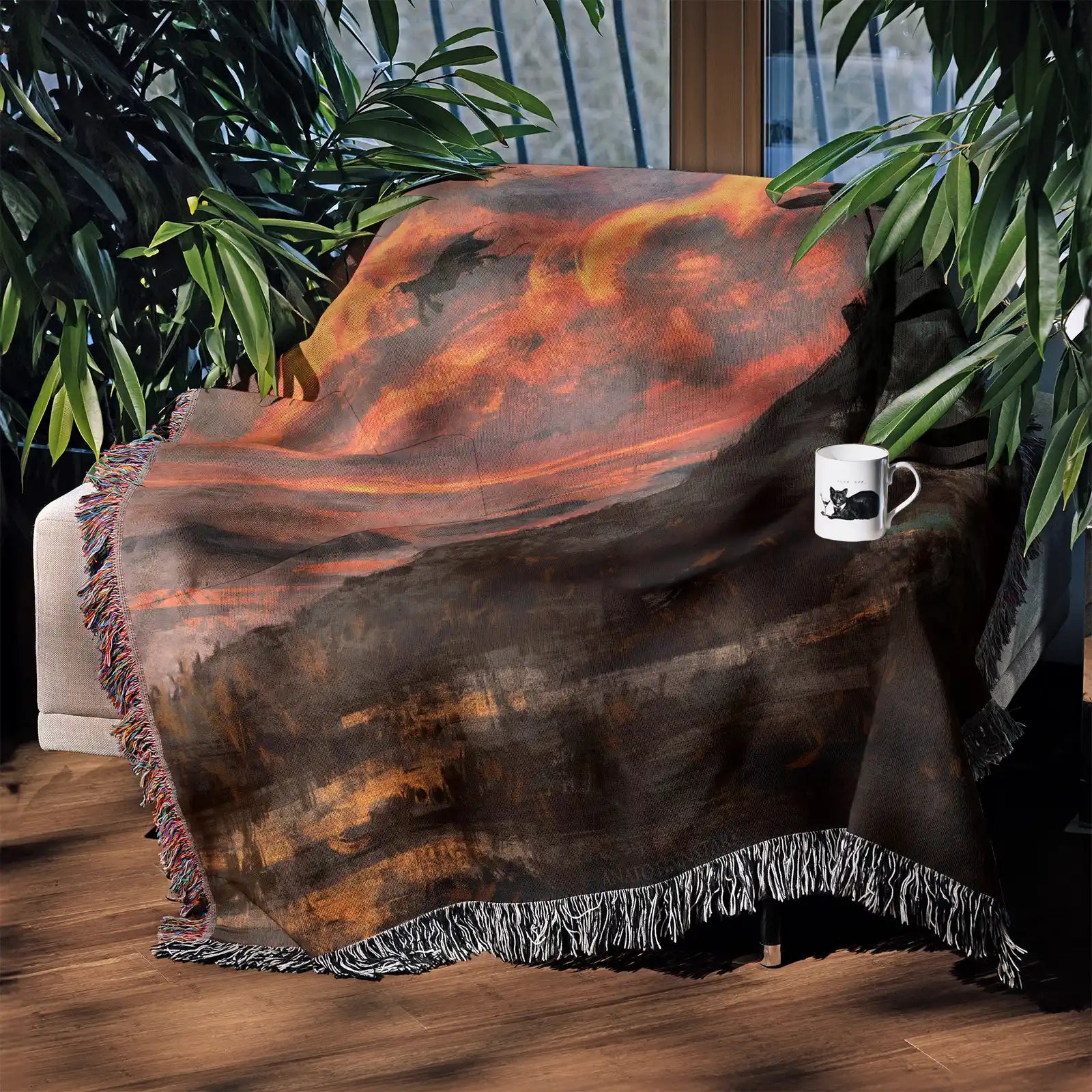 Tapisserie de couverture tissée une pièce – Cadeau de décoration de chambre d'anime de personnalité-Ⅰ