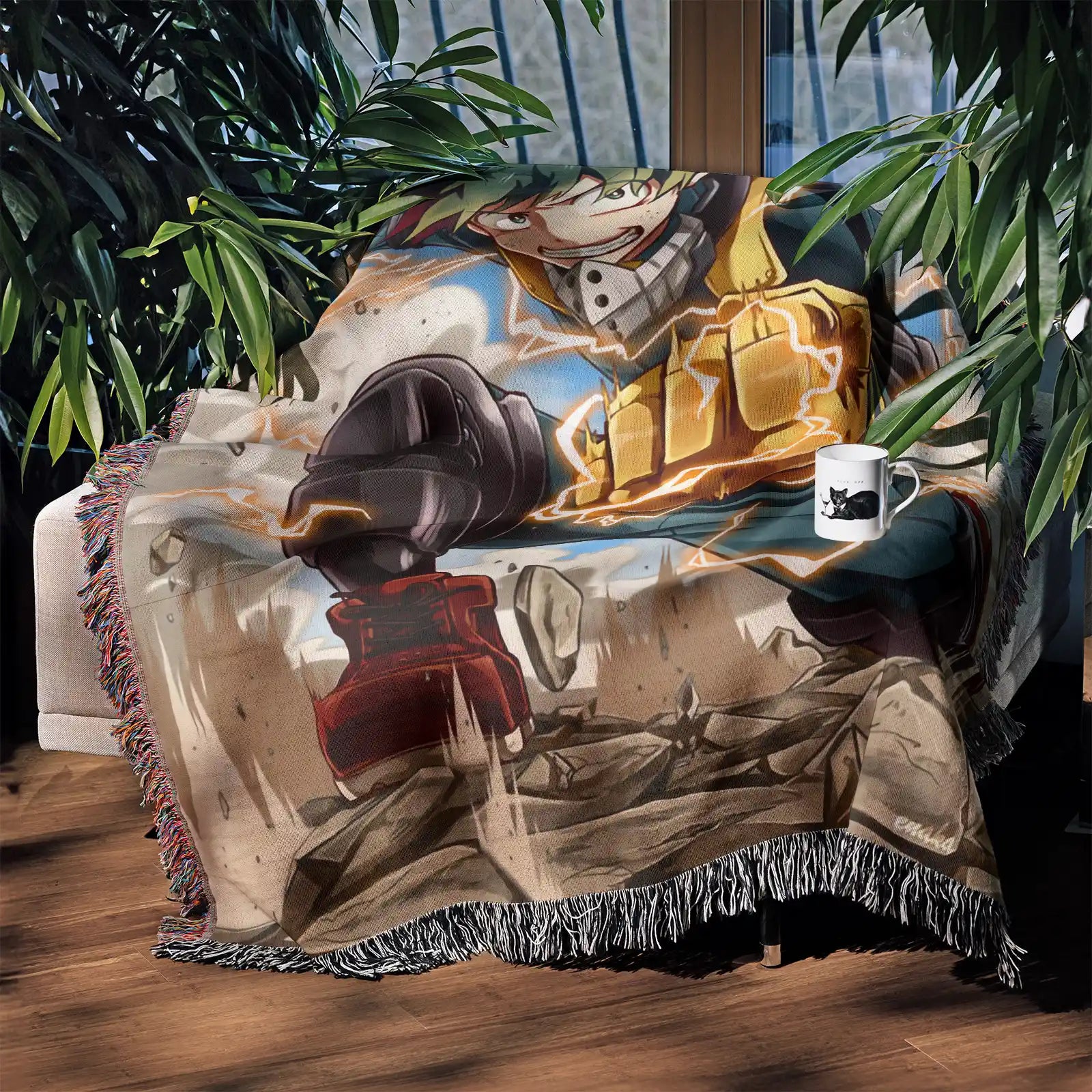 My Hero Academia Woven Throw Blanket Tapestry – Personality Anime Room Decor Gift-II