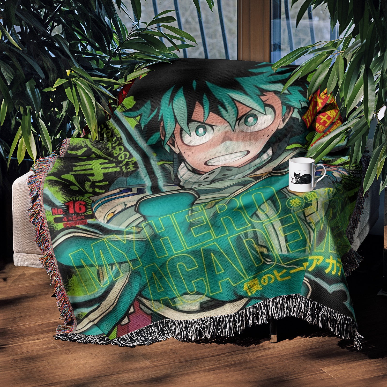 Hunter x Hunter Woven Throw Blanket Tapestry – Personality Anime Room Decor Gift-III