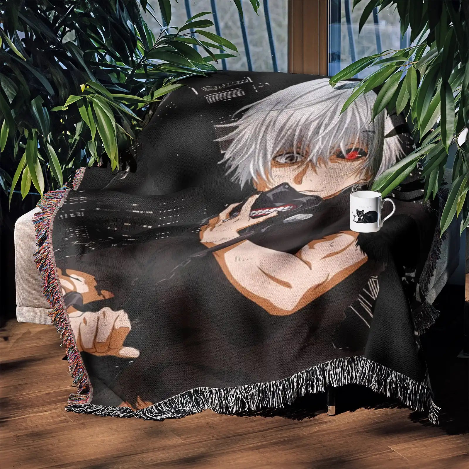 Tapisserie de couverture tissée une pièce – Cadeau de décoration de chambre d'anime de personnalité-Ⅰ