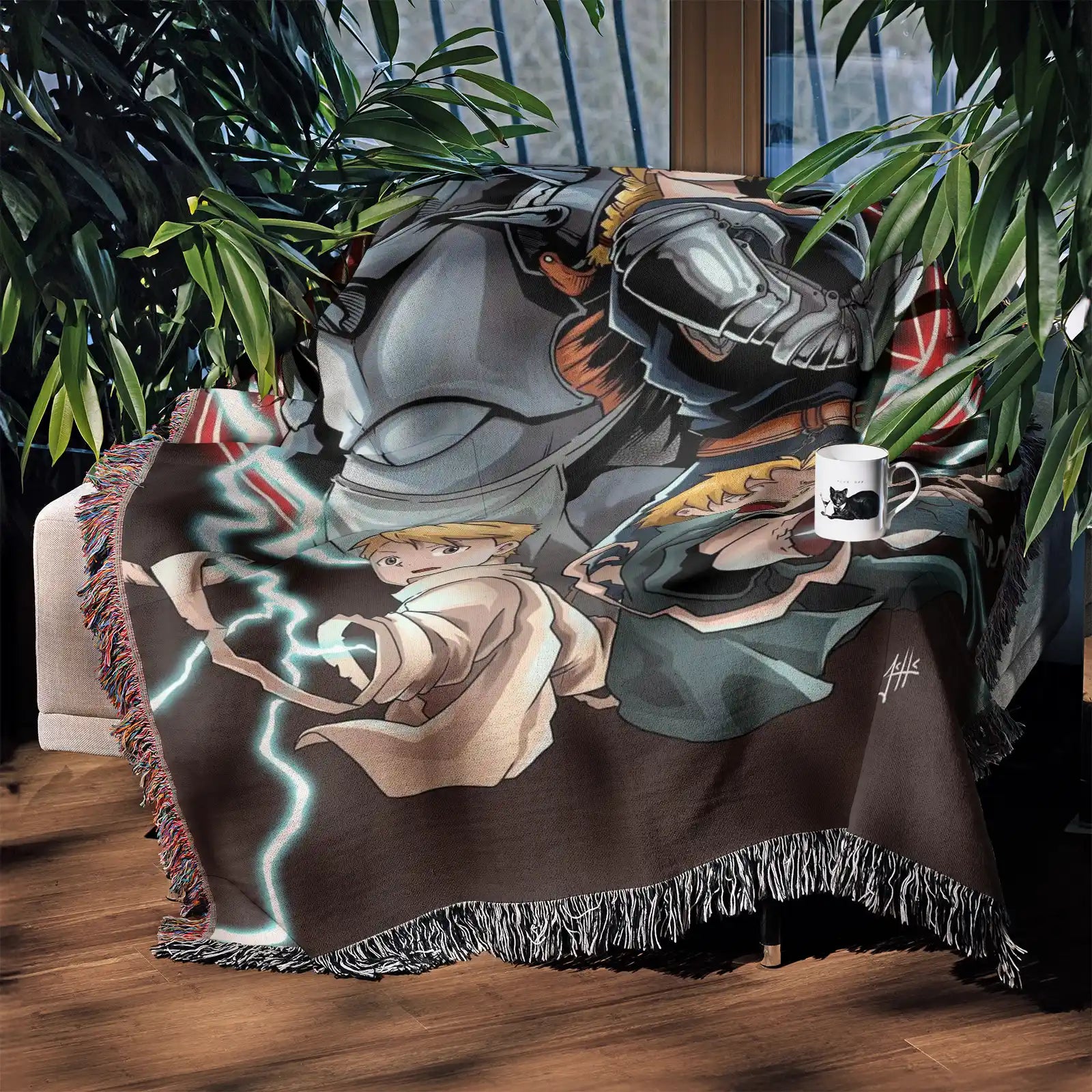 Tapisserie de couverture tissée une pièce – Cadeau de décoration de chambre d'anime de personnalité-Ⅰ