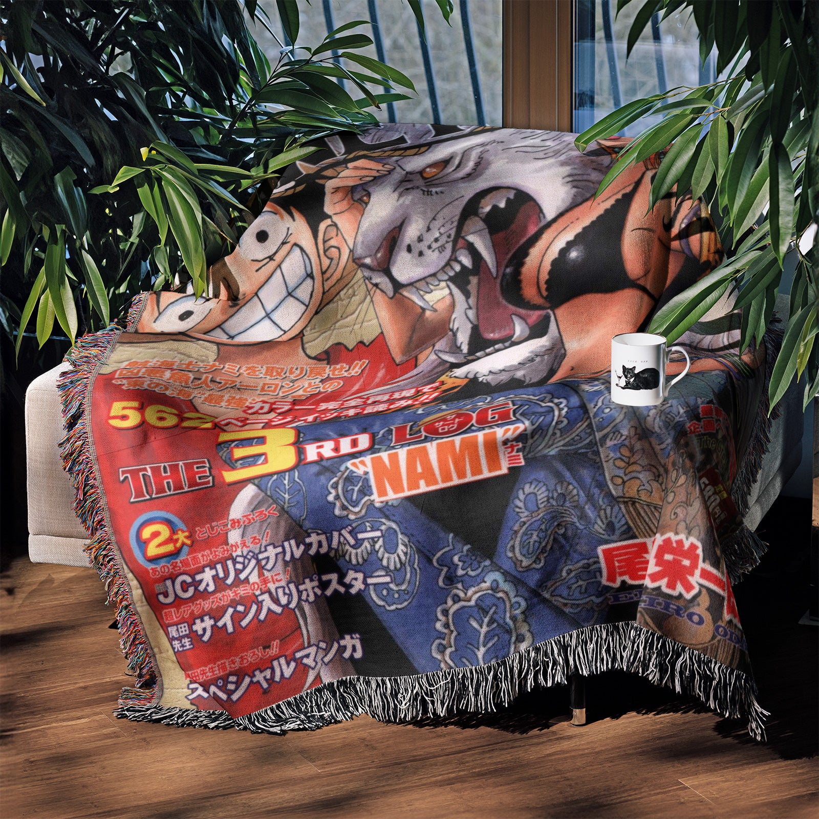 Tapisserie de couverture tissée une pièce – Personnalité Anime Room Decor Gift-VII