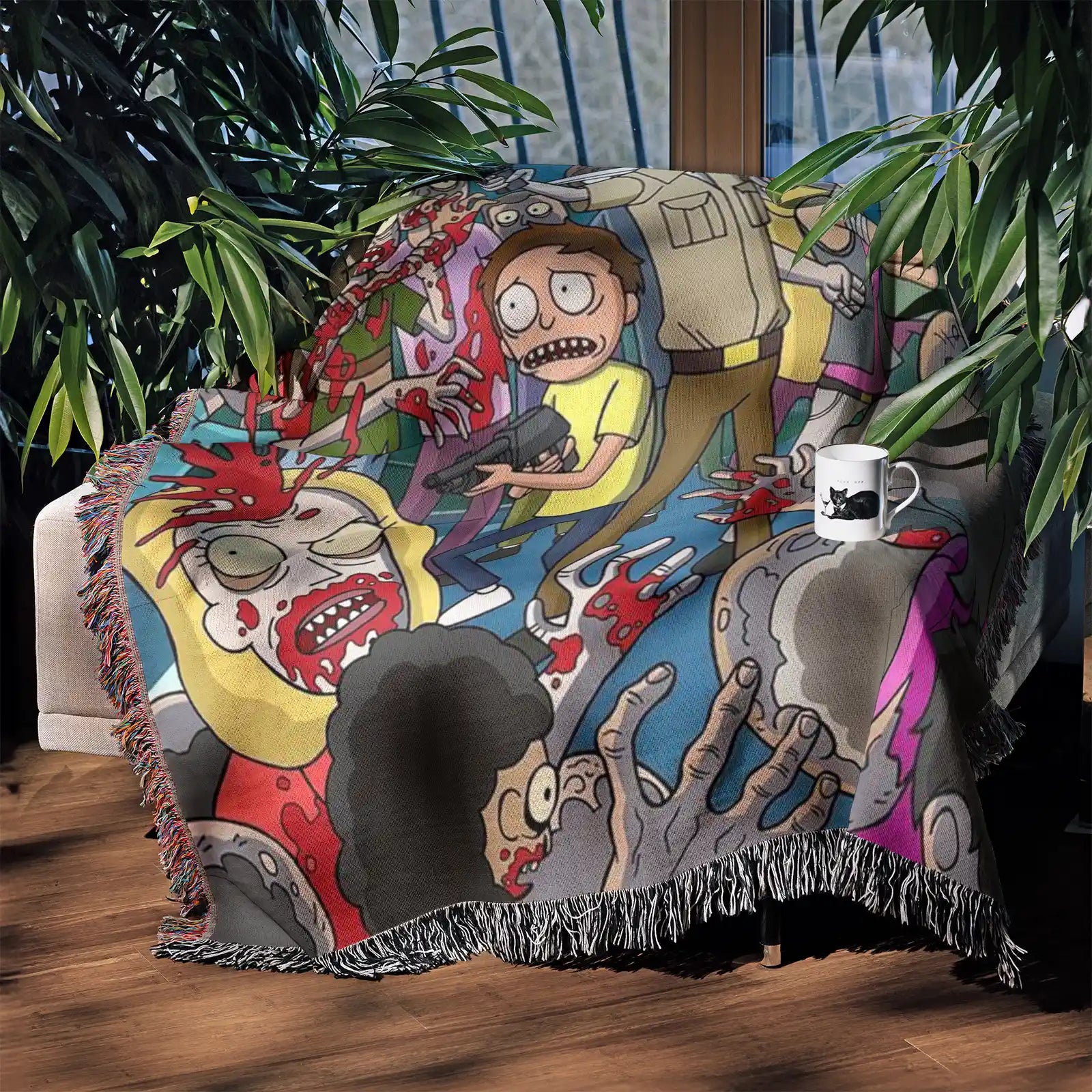 Tapisserie de couverture tissée une pièce – Cadeau de décoration de chambre d'anime de personnalité-Ⅰ