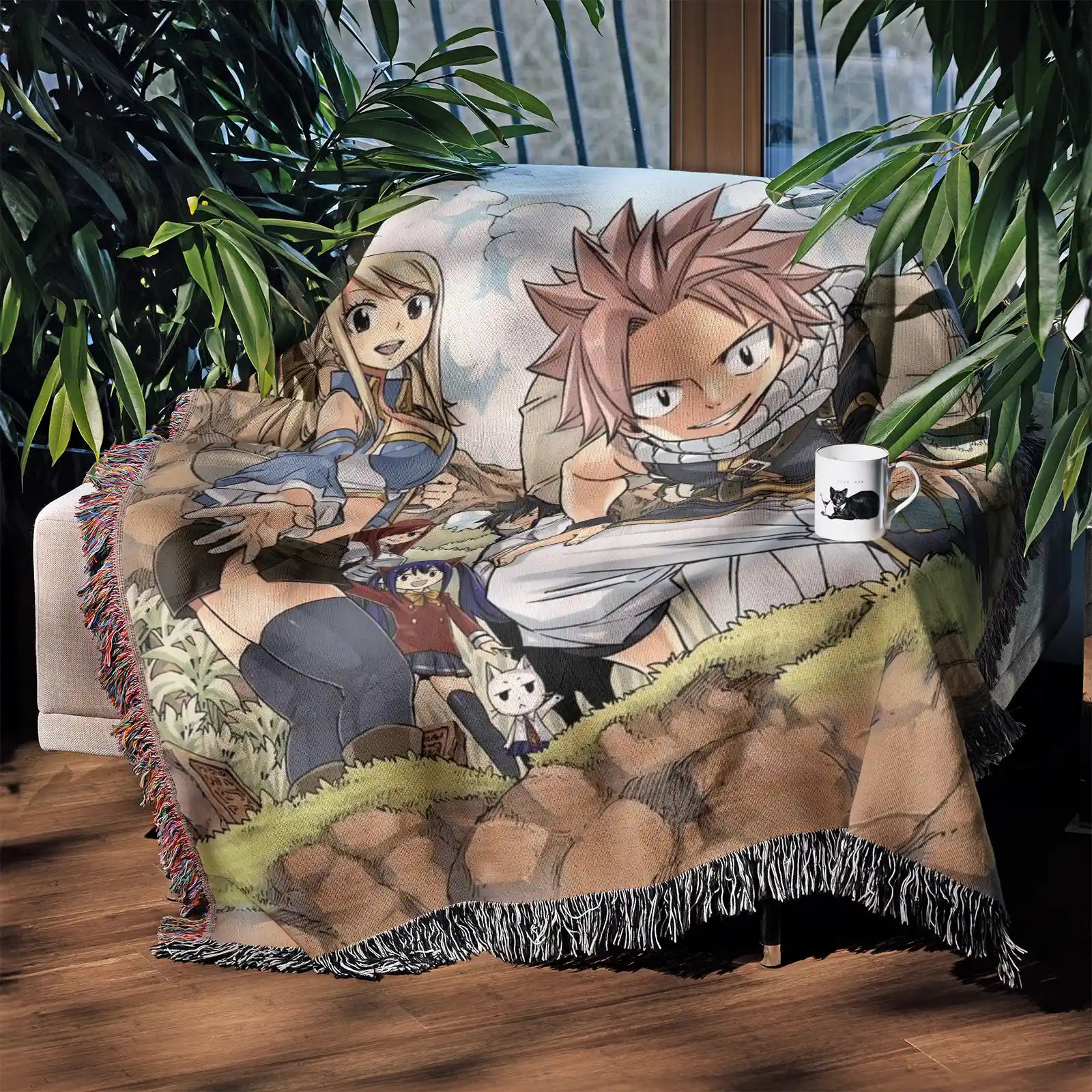 Tapisserie de couverture tissée une pièce – Cadeau de décoration de chambre d'anime de personnalité-Ⅰ