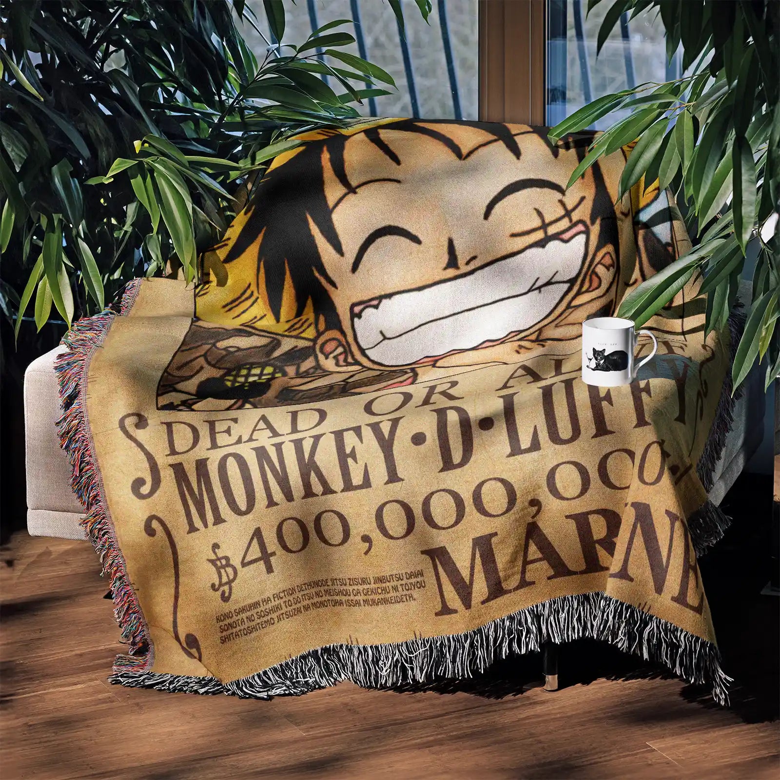 Tapisserie de couverture tissée une pièce – Personnalité Anime Room Decor Gift-VII