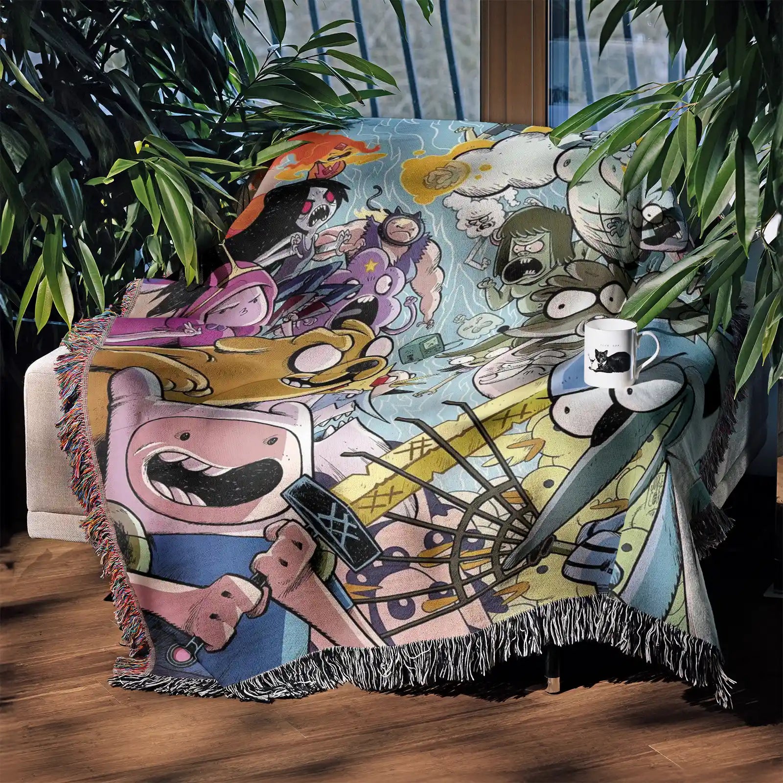 Tapisserie de couverture tissée une pièce – Cadeau de décoration de chambre d'anime de personnalité-Ⅰ