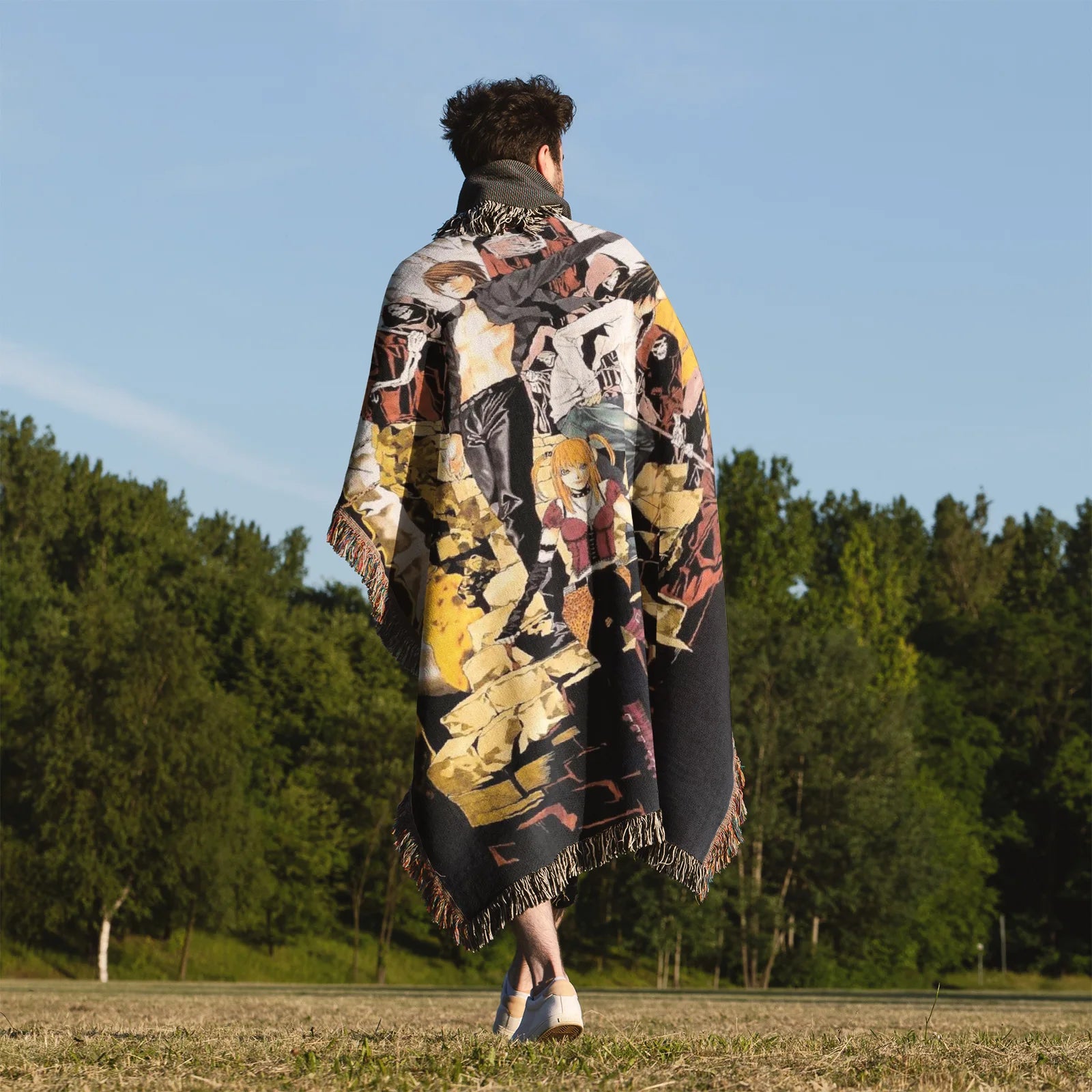 Tapisserie de couverture tissée une pièce – Cadeau de décoration de chambre d'anime de personnalité-Ⅰ