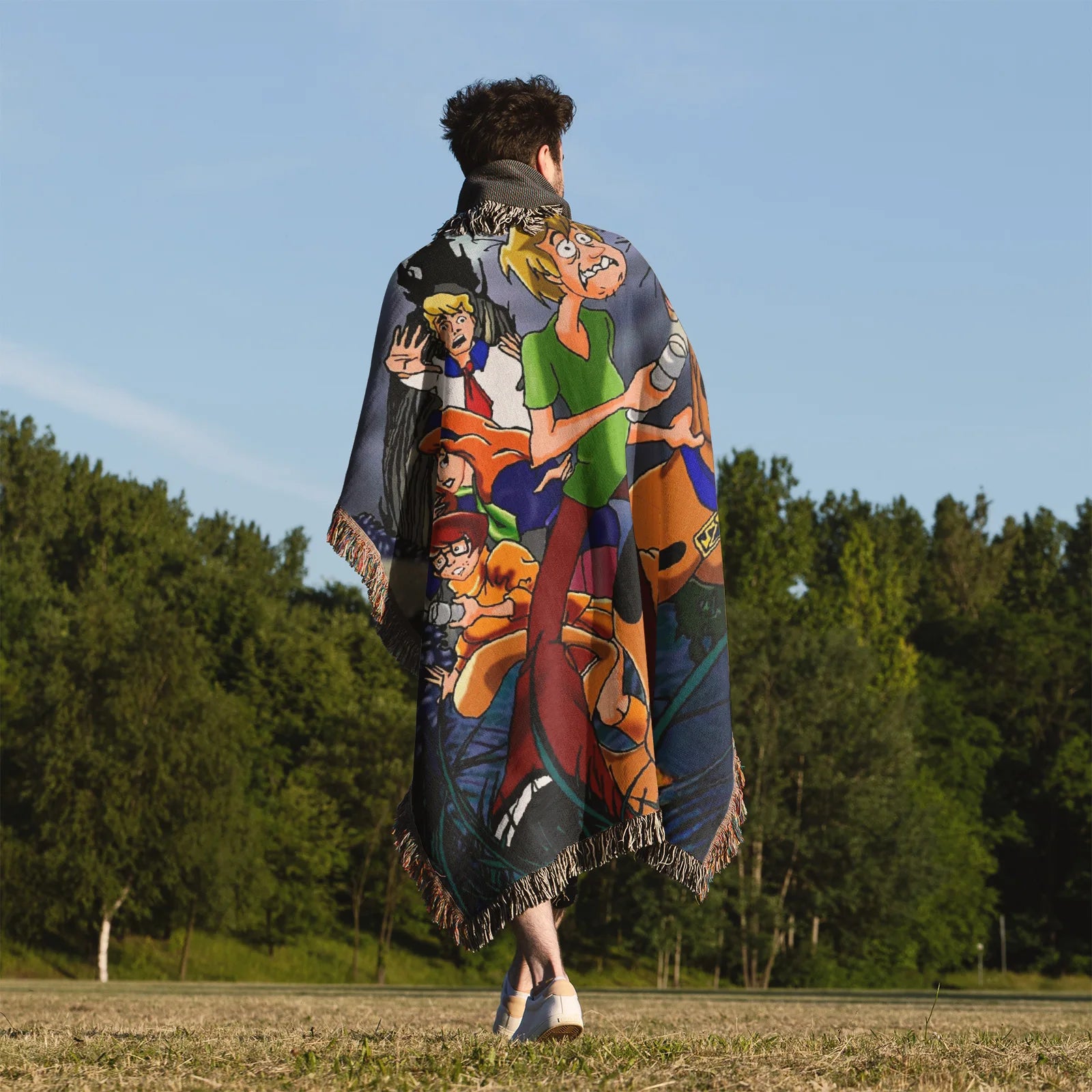 Tapisserie de couverture tissée une pièce – Cadeau de décoration de chambre d'anime de personnalité-Ⅰ