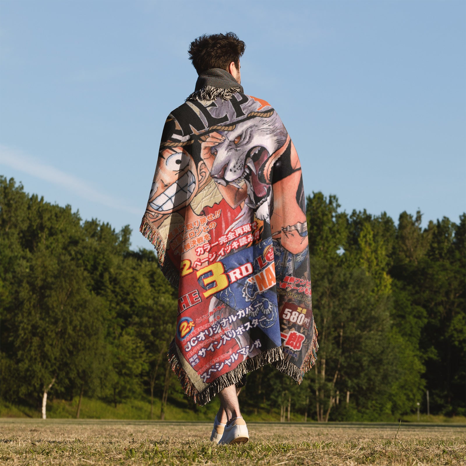 Tapisserie de couverture tissée une pièce – Personnalité Anime Room Decor Gift-VII